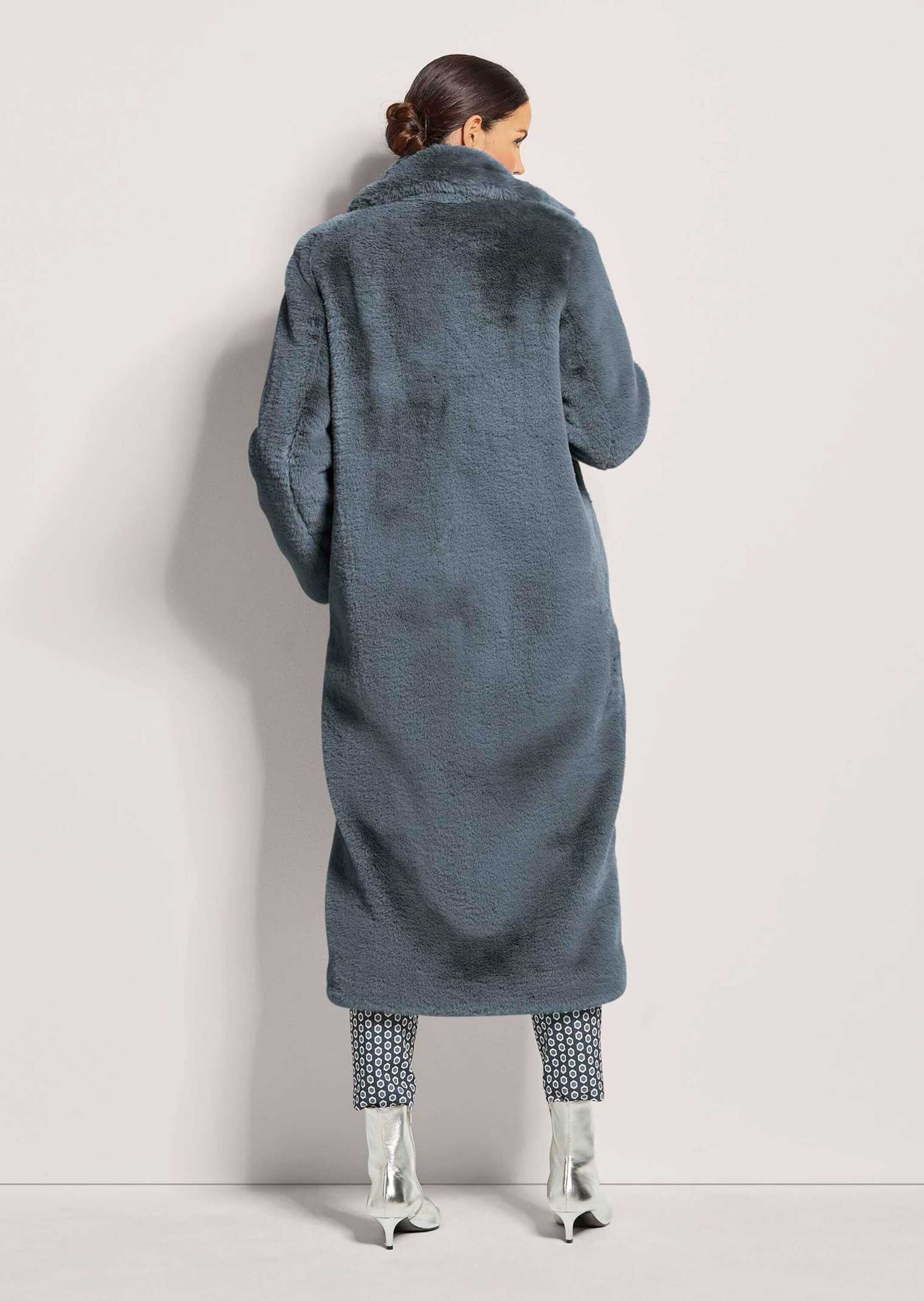 MADELEINE Langmantel »Mantel Langer Faux-Fur-Mantel für Damen«