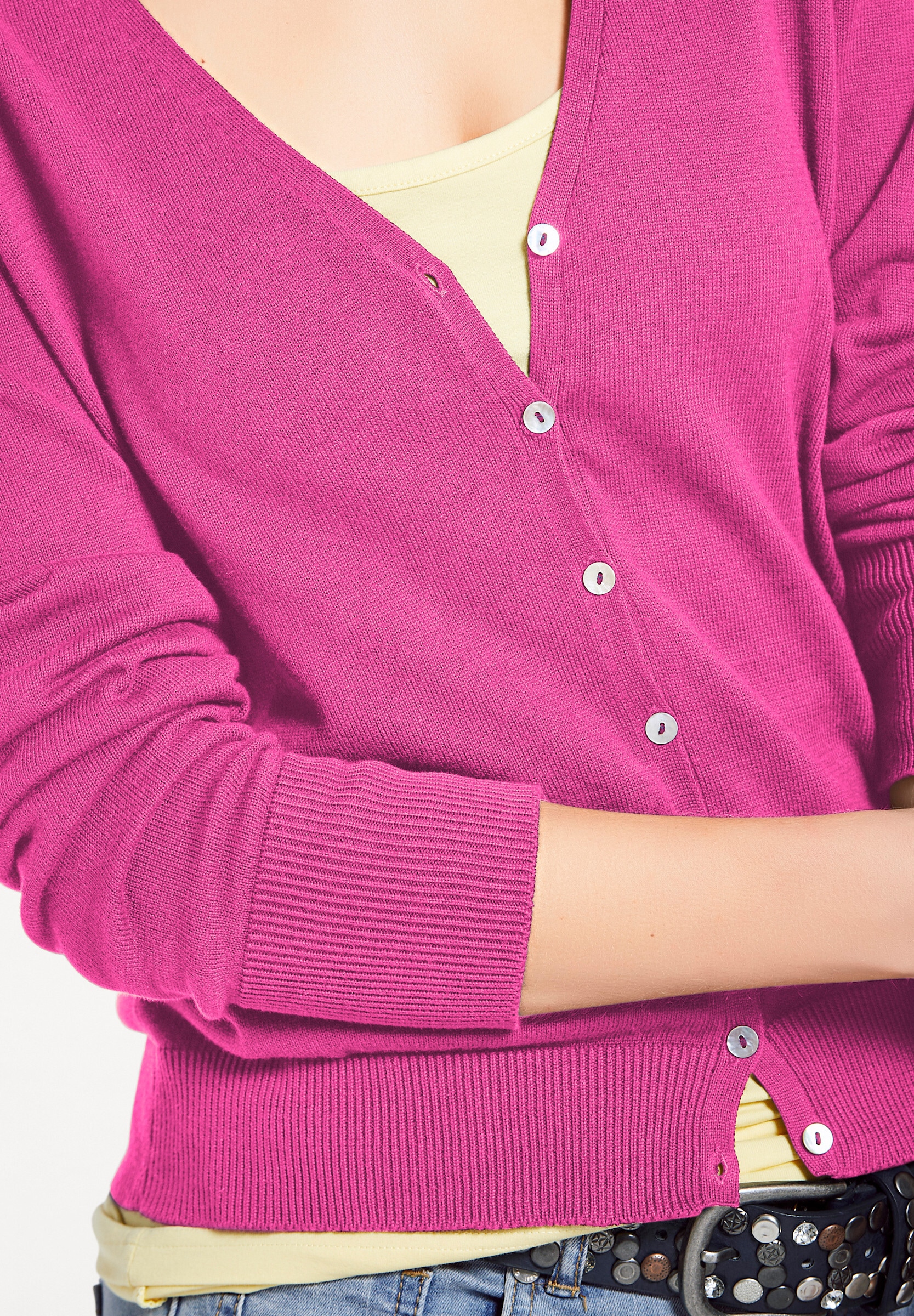 heine Strickjacke »Feinstrickjacke Feinstrickjacke im Cardigan-Style«