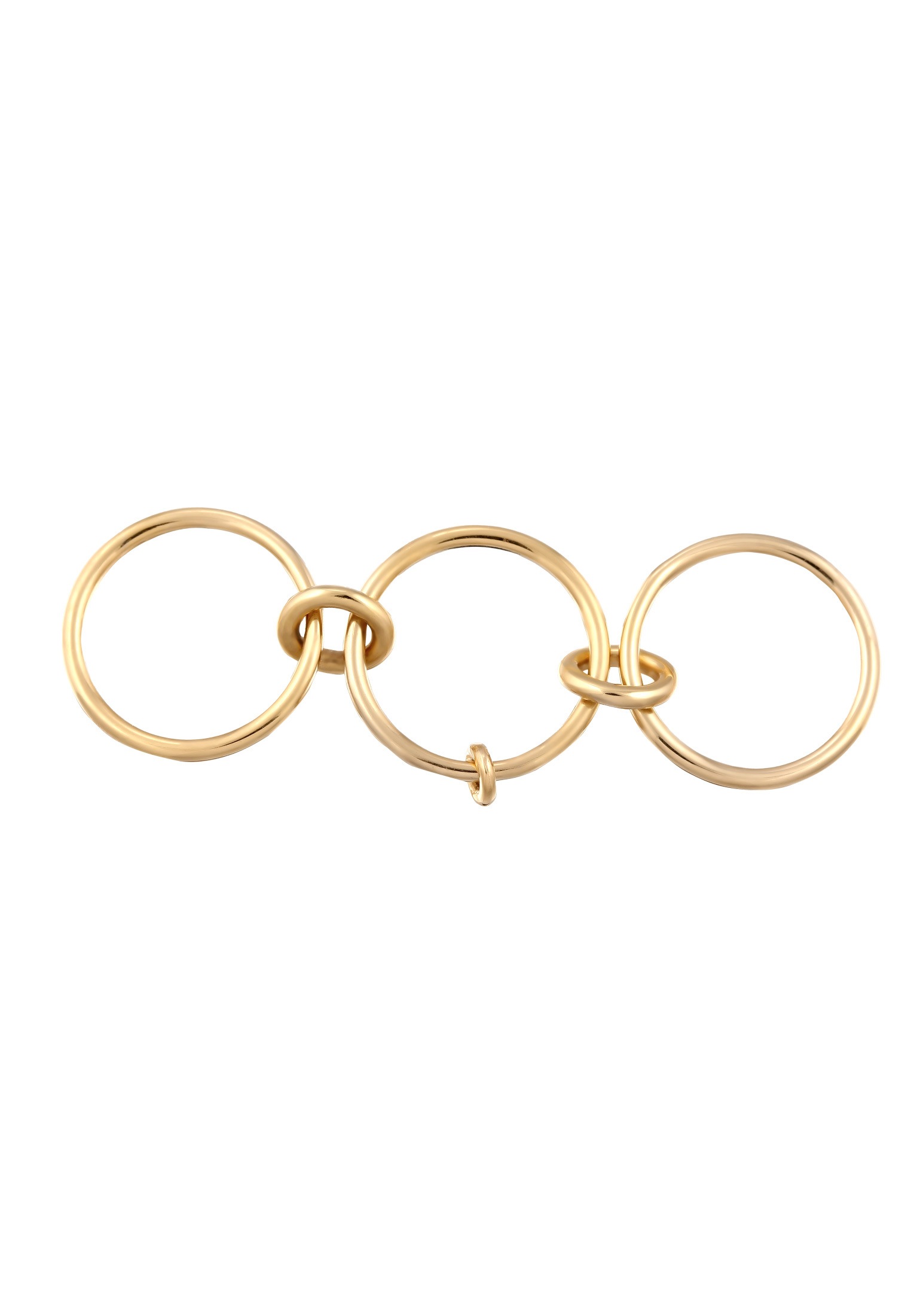 Elli Silberring »Ring Bandring Stapellook 925 Sterling Silber«