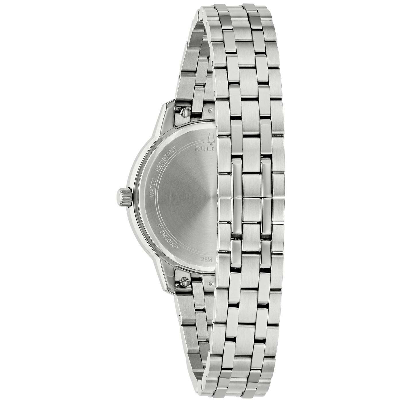 Bulova Quarzuhr »Sutton« Armbanduhr, Damenuhr, Edelstahlarmband, analog, Datum