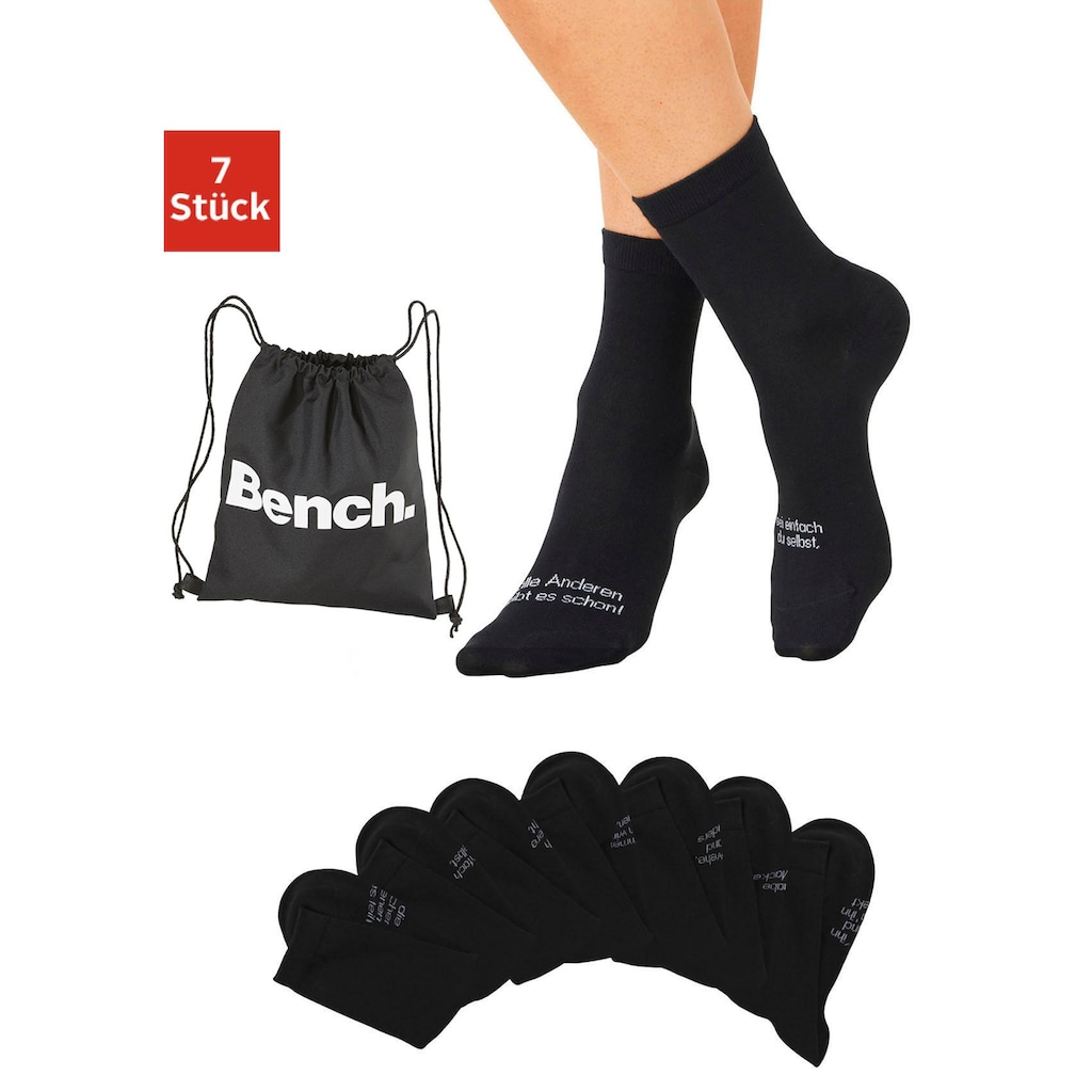 Bench. Socken, (7 Paar)