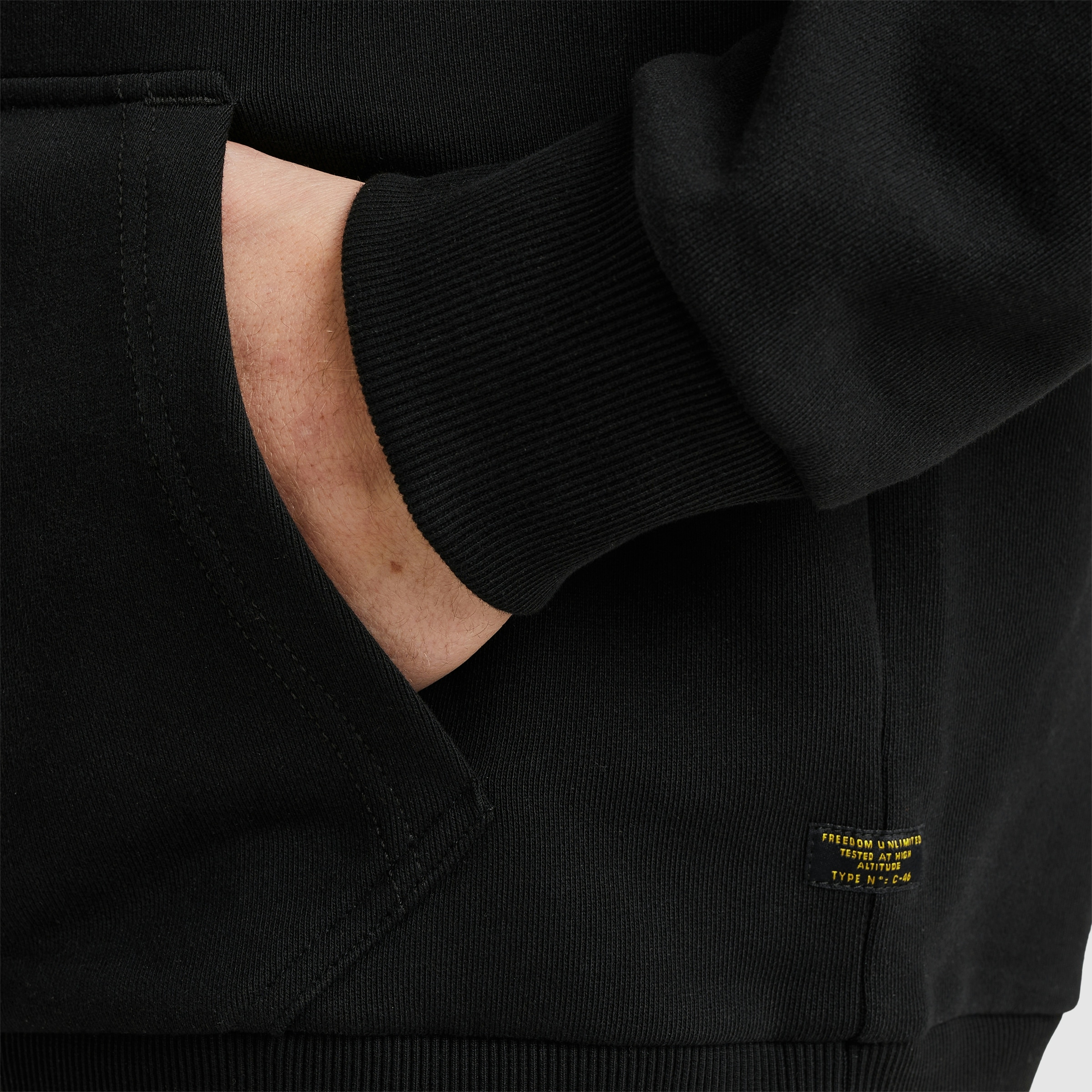 PME LEGEND Kapuzensweatshirt »Hooded soft terry with logo« mit Logostickerei