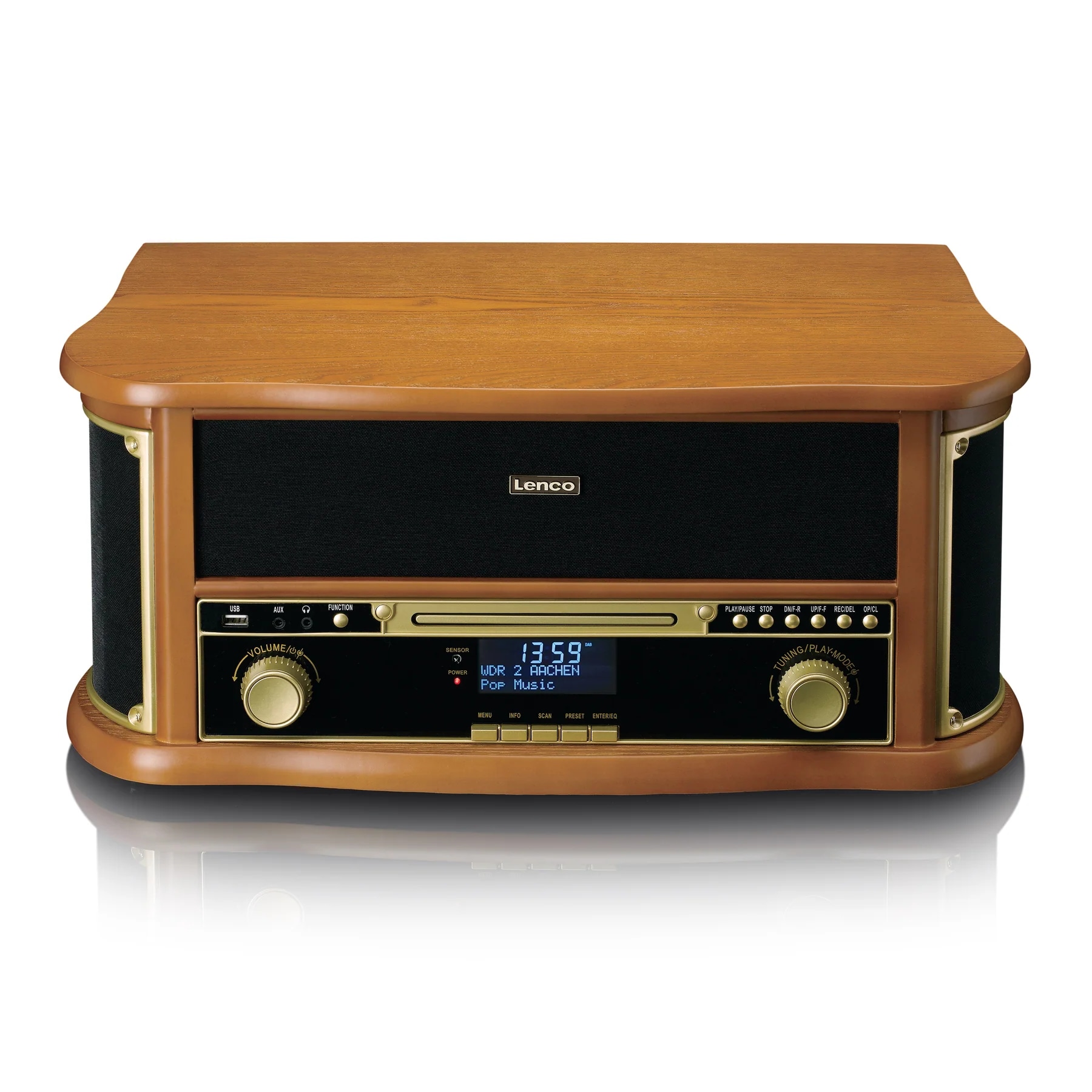 Classic Phono Multifunktionsspieler »TCD-2571WD« inkl. DAB+/FM-Radio, Bluetooth, CD, Kassette, USB