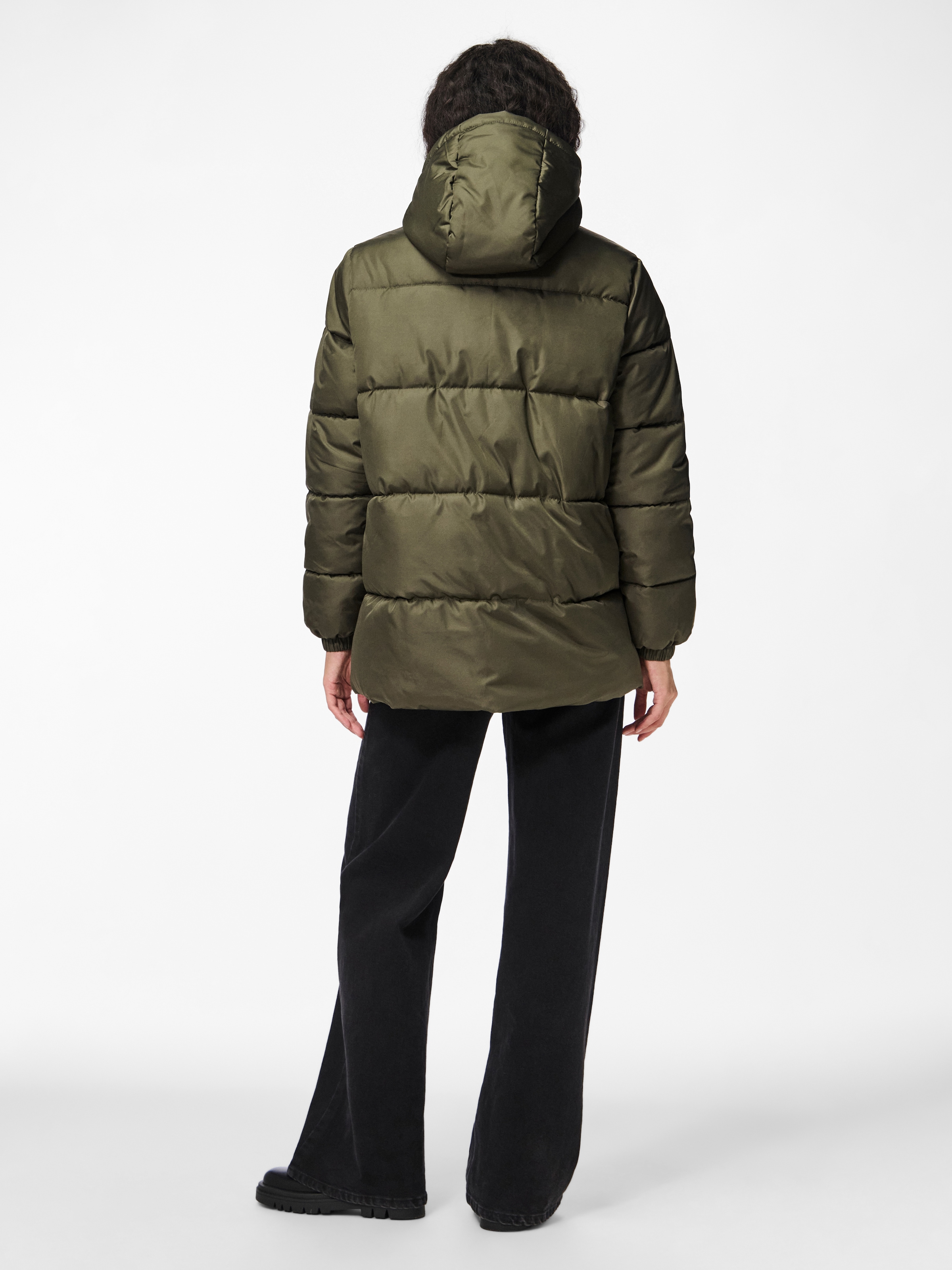 pieces Steppjacke »PCMADDIE PUFFER JACKET NOOS BC«, mit Kapuze