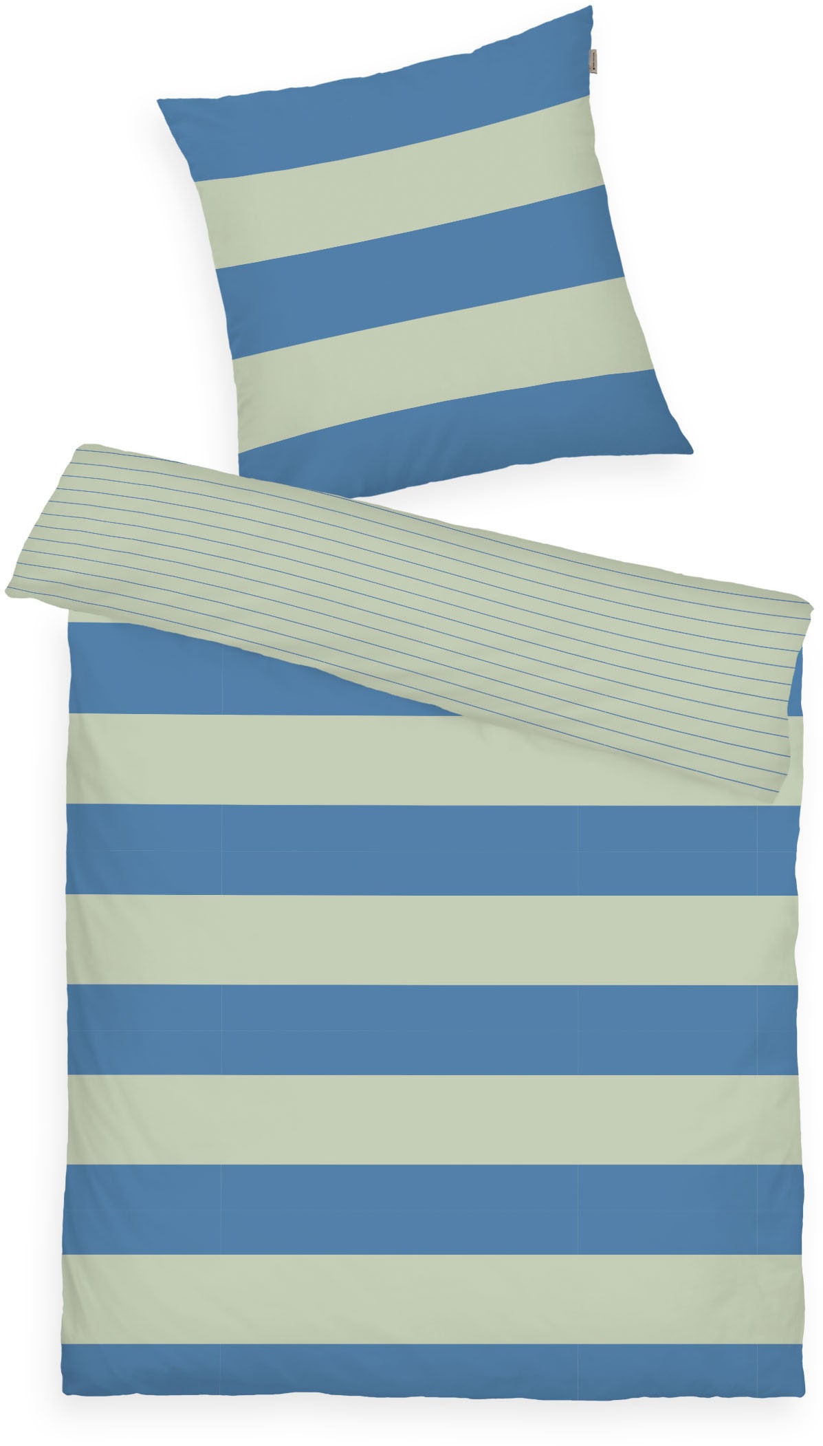 TOM TAILOR HOME Bettwäsche »BOLD STRIPES in Gr. 135x200cm, 155x220cm oder 200x220cm« 2 Stk. new bedroom, mit farbigem Markenreißverschluss