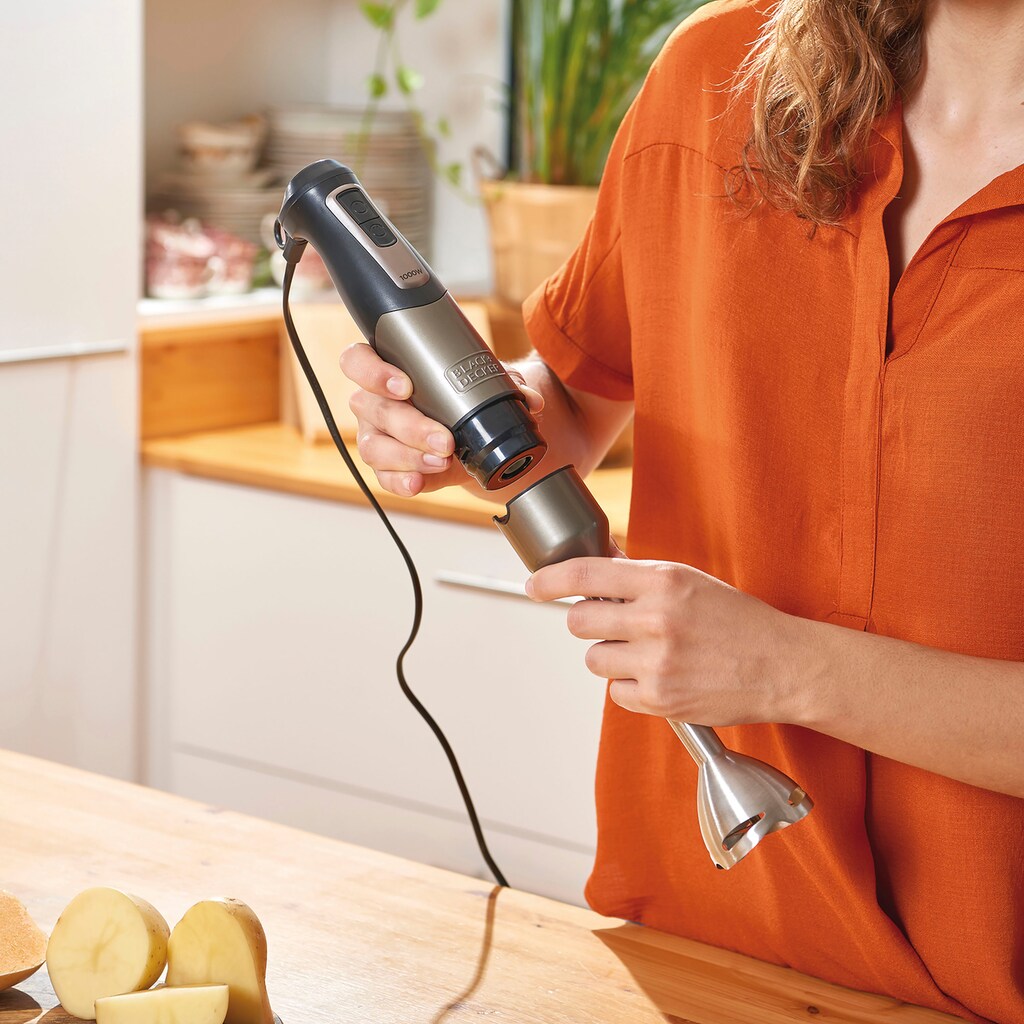 Black + Decker Stabmixer »BXHBA1000E«, 1000 W