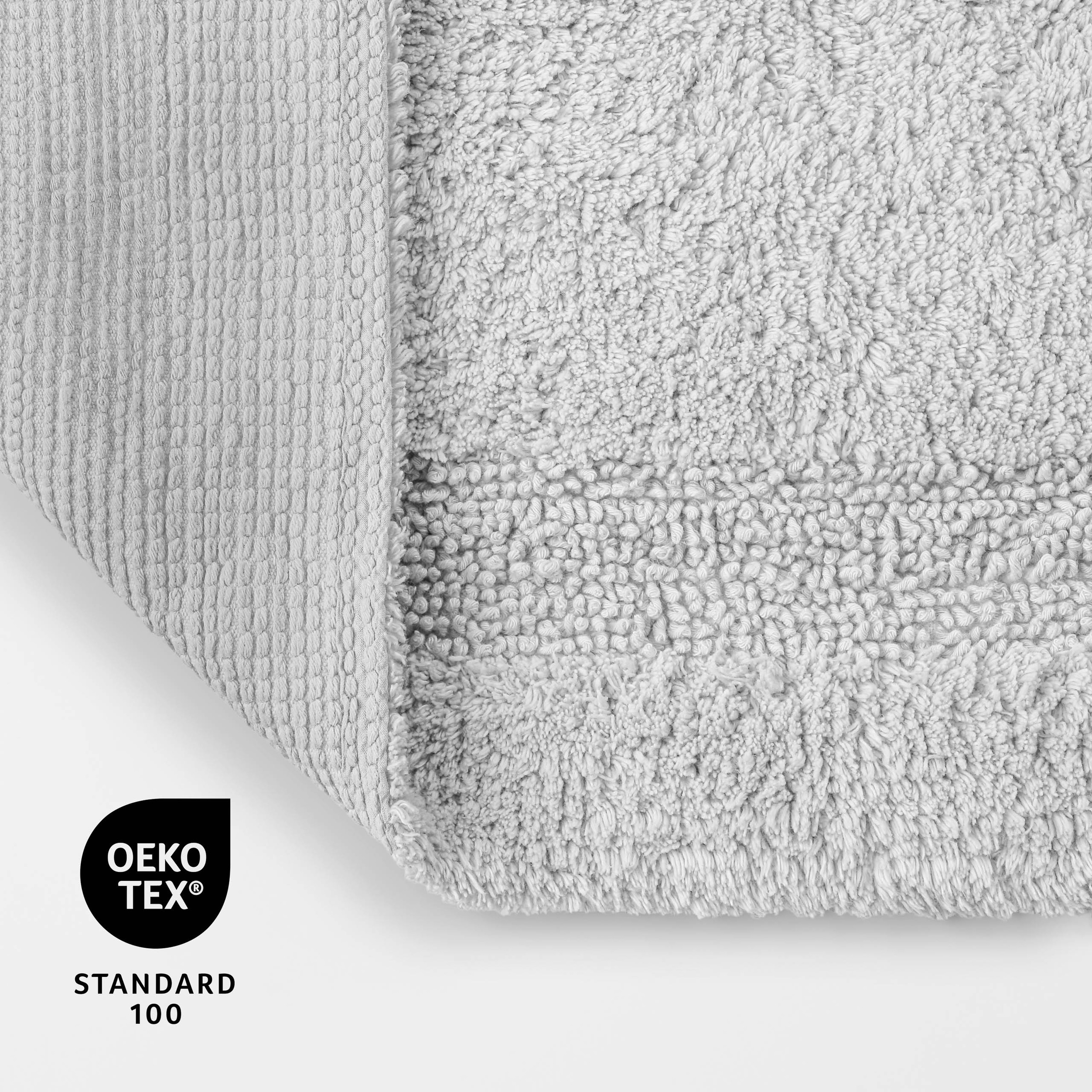 OTTO home Badematte »Meellor« Höhe 20 mm Badteppich, getuftet, modern, Uni, antirutsch, flauschig, Baumwolle