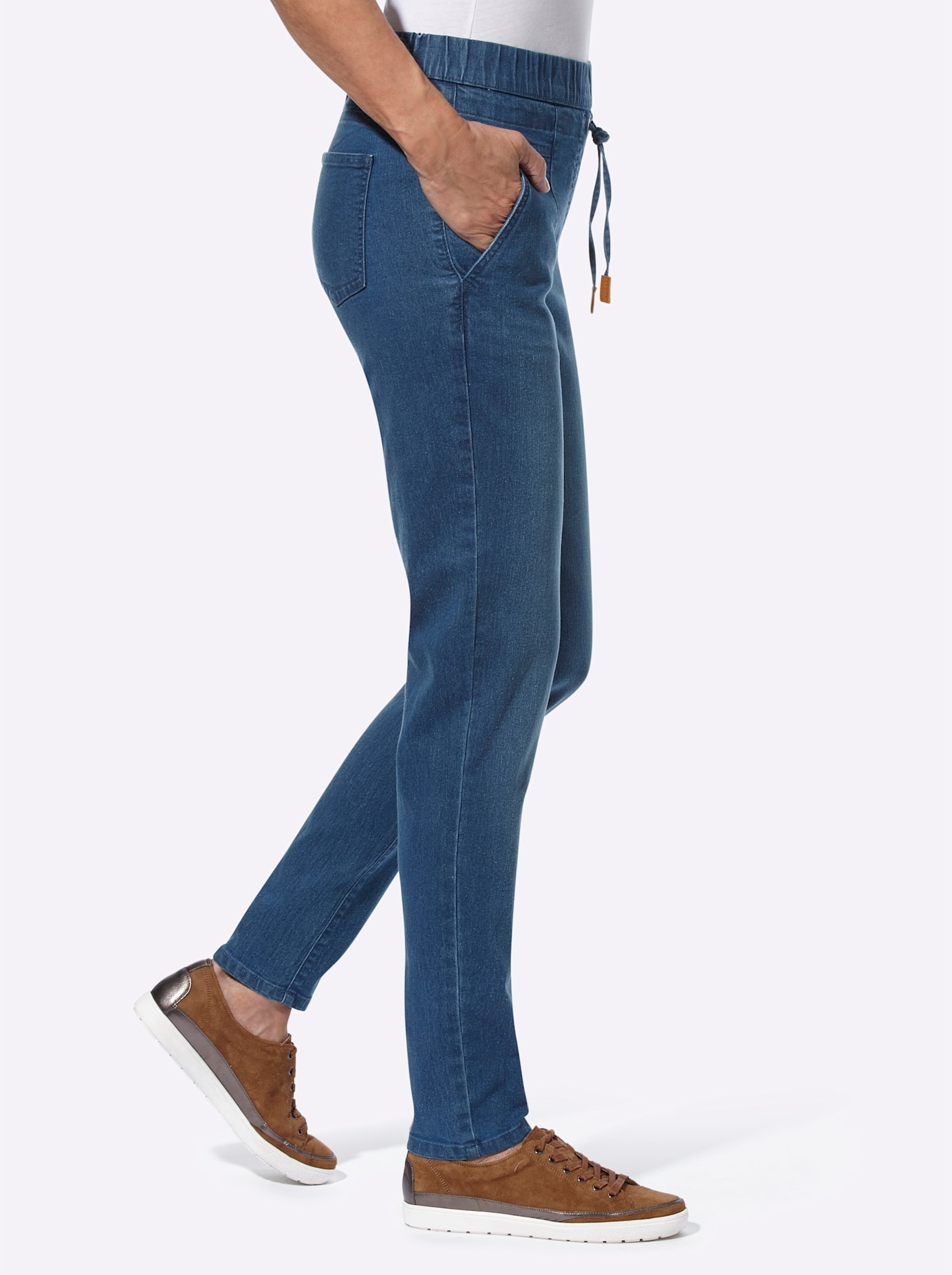 Classic Basics Schlupfjeans, (1 tlg.)