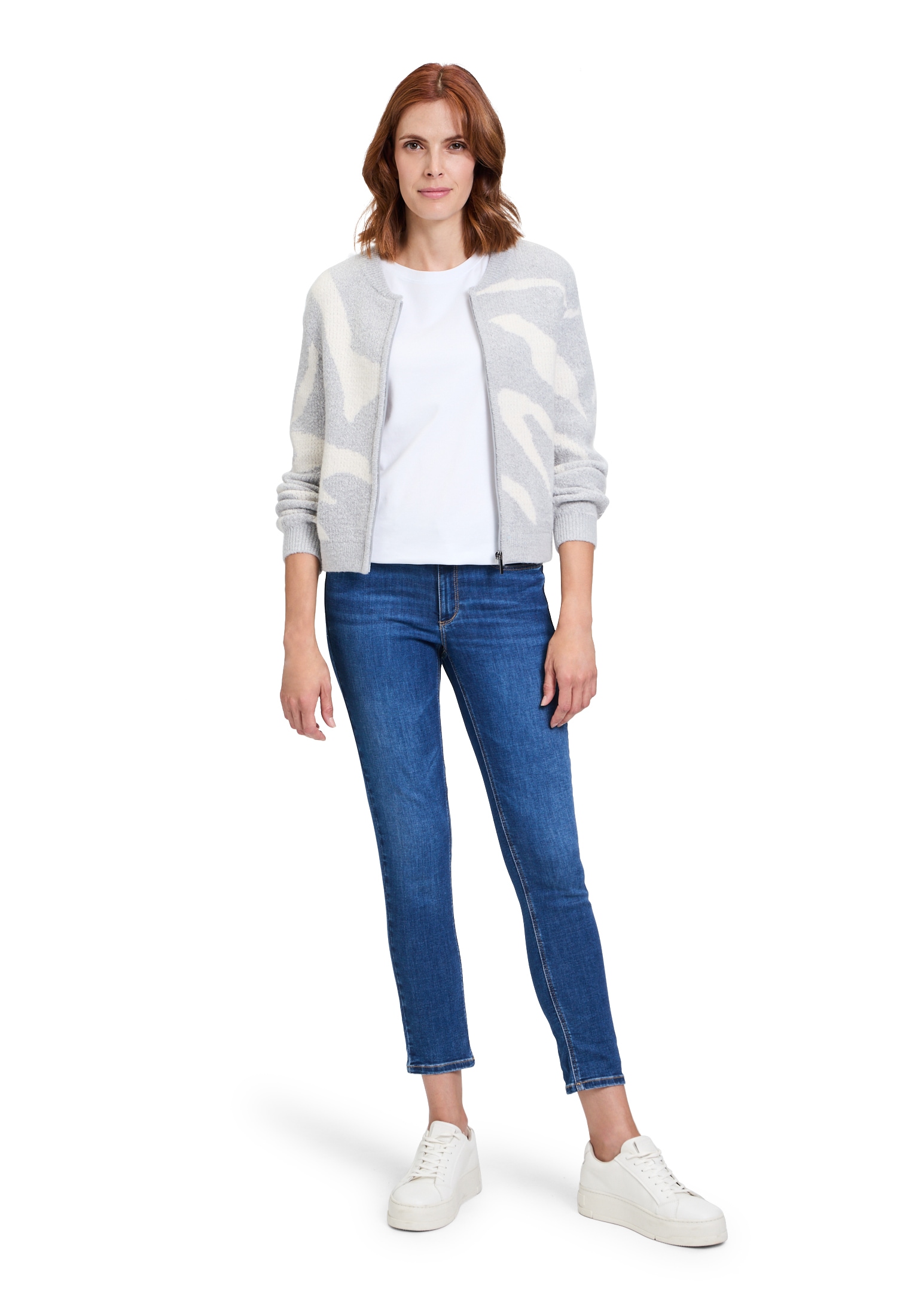 Betty&Co Cardigan »Strick-Cardigan mit Reißverschluss«