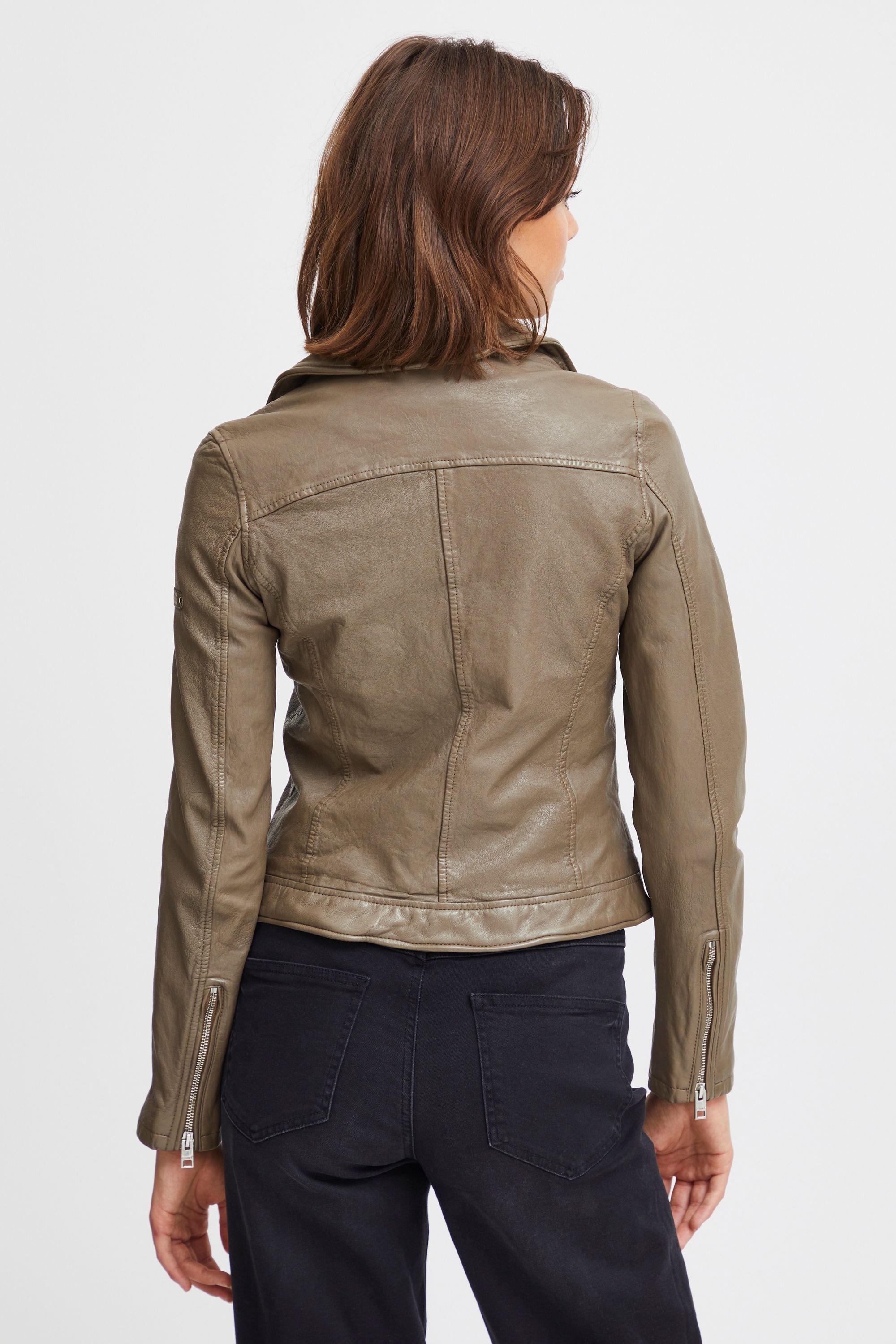 OXMO Lederjacke »Lederjacke OXDenio«, ohne Kapuze