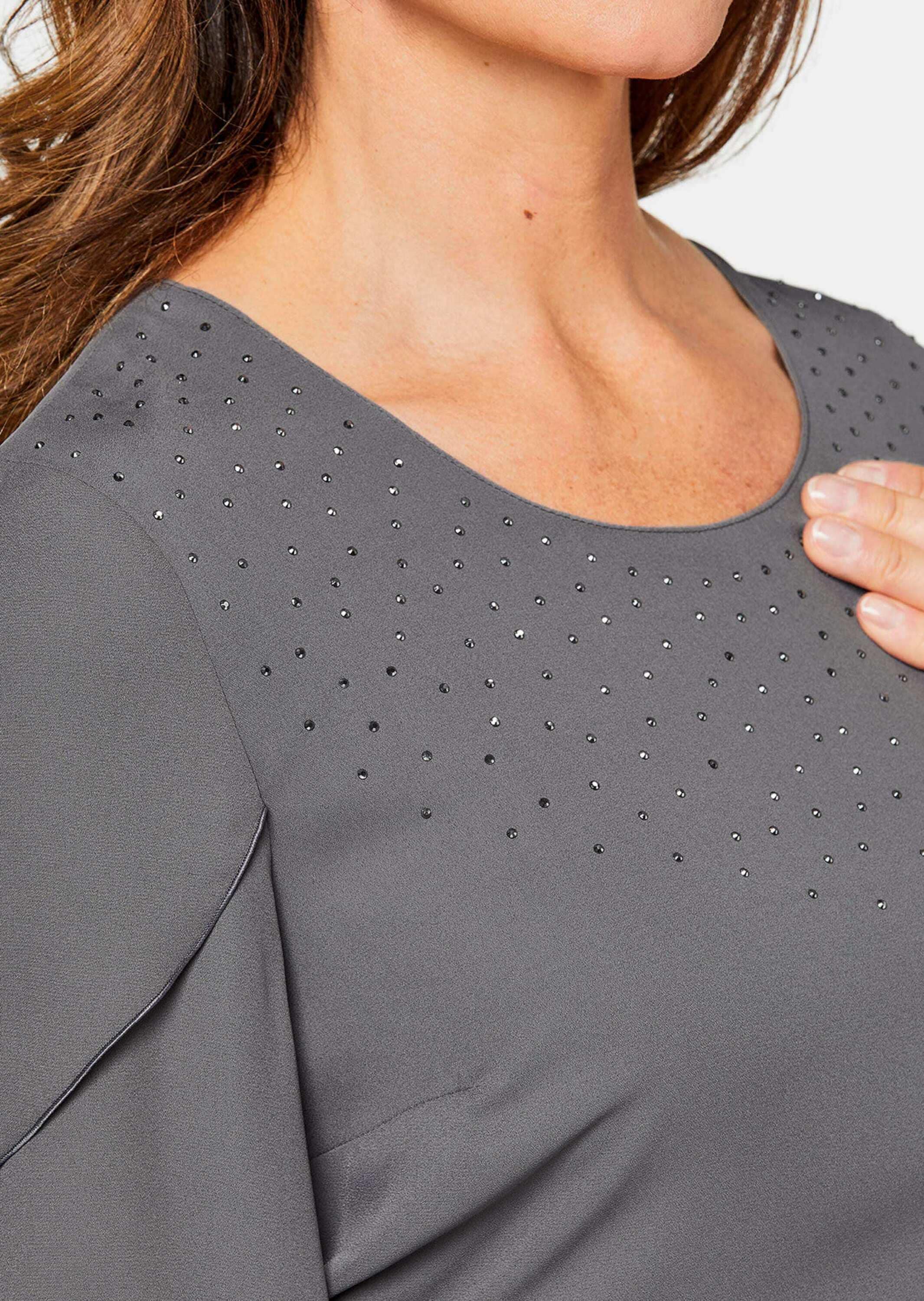 GOLDNER Etuikleid »Kurzgröße Elegant fallendes Stufenkleid«