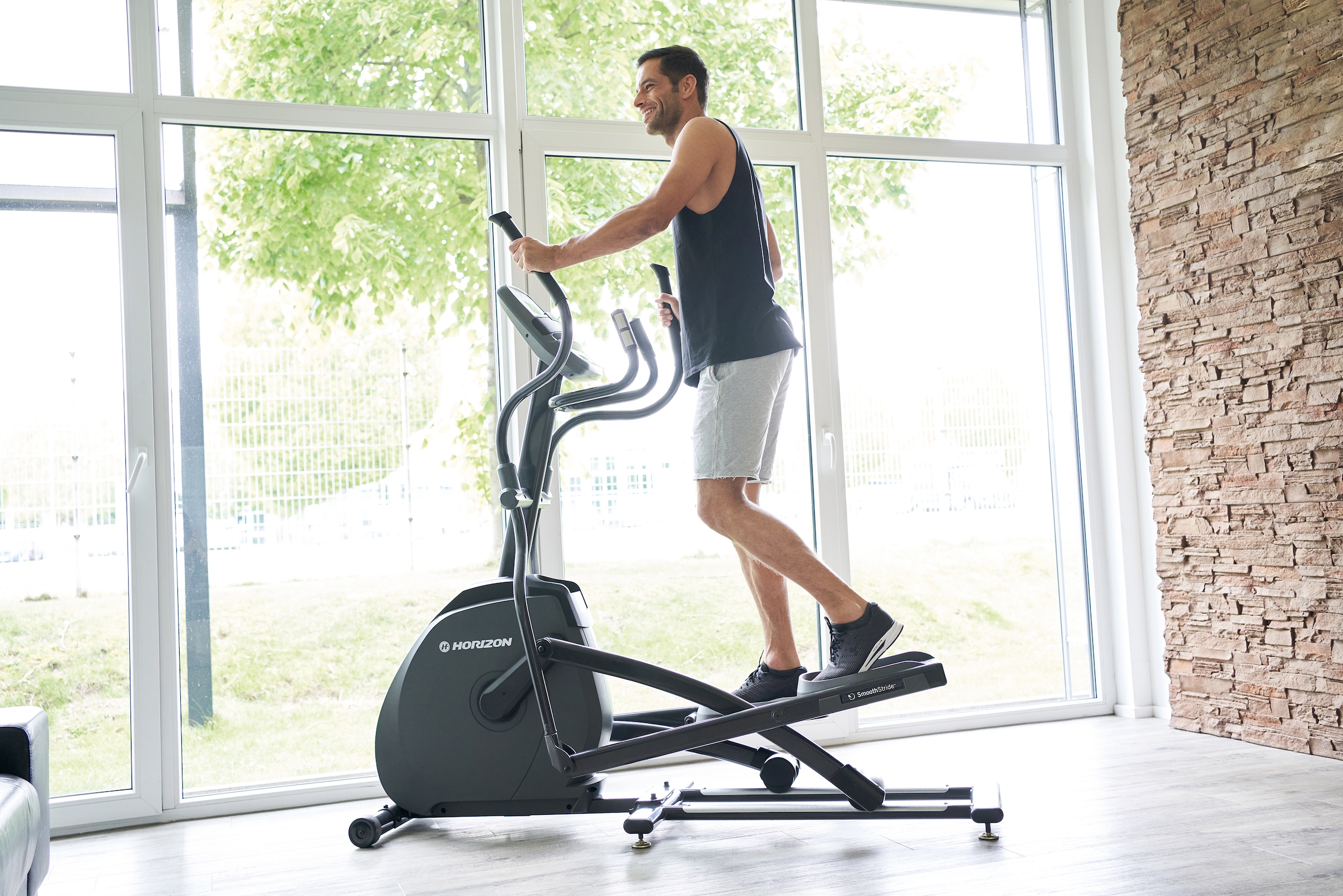Horizon Fitness Ellipsentrainer »Andes 2.0«, (mit Tablet-Halterung und integr. Pulsempfänger)