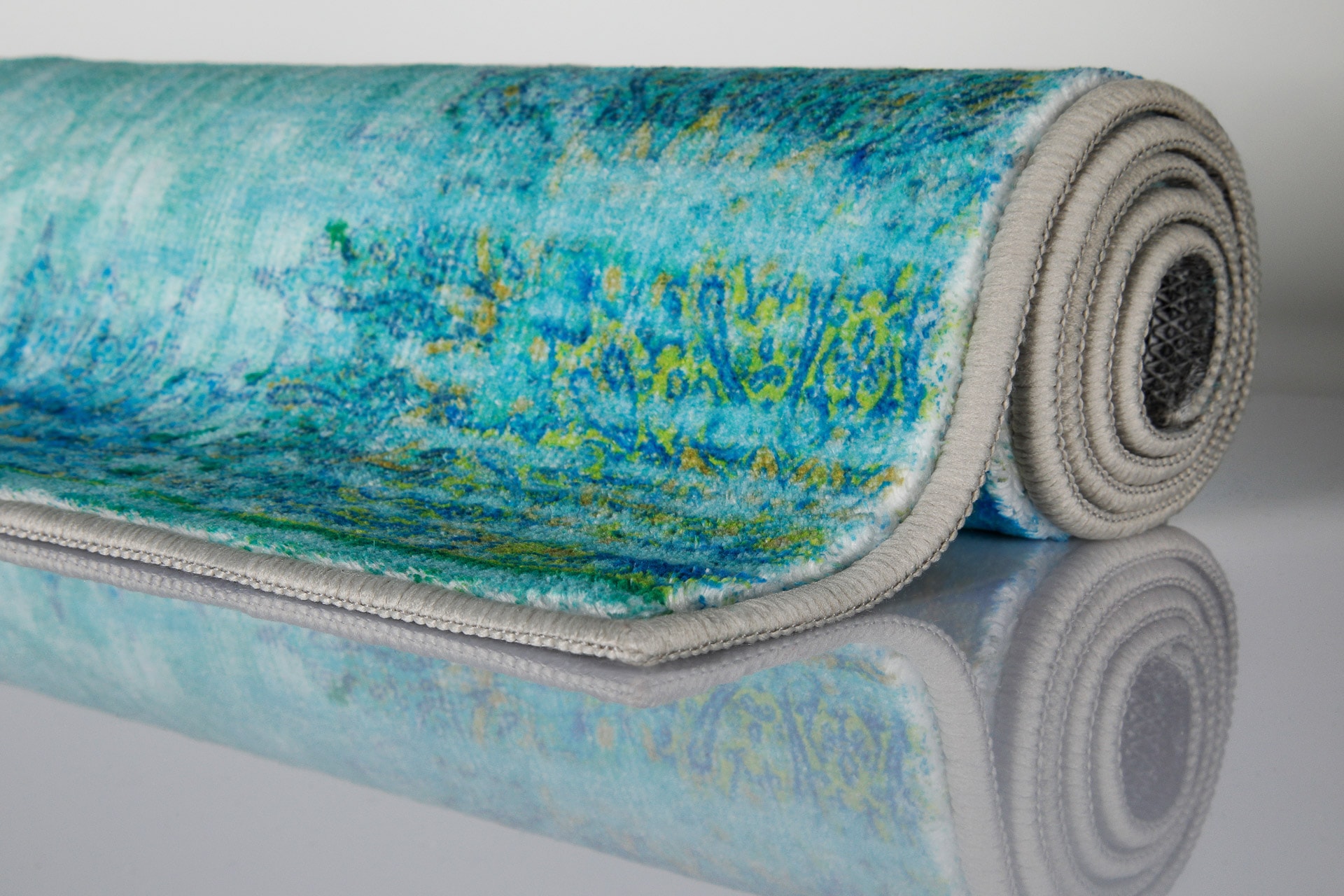 Wecon home Badematte »Healing« Höhe 0,5 mm fußbodenheizungsgeeignet Vintage, waschbar, rutschfest, schnell trocknend, robust, Badteppich