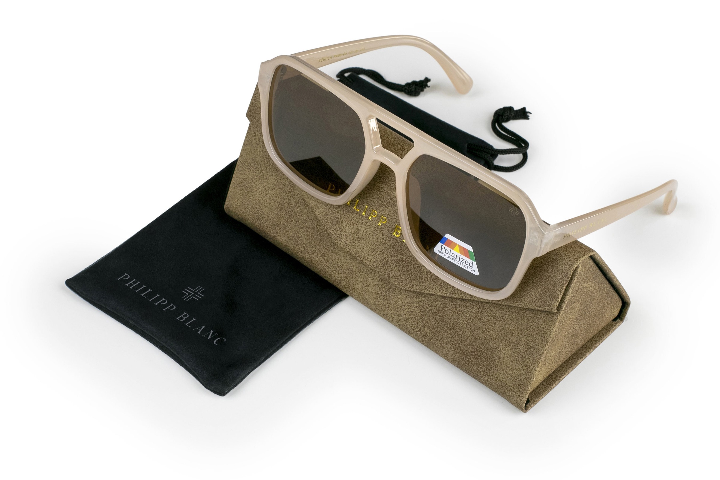 PHILIPP BLANC Sonnenbrille »PA08-03« Glas 0,74 mm, polarisierte Gläser, UV400, CAT3.0