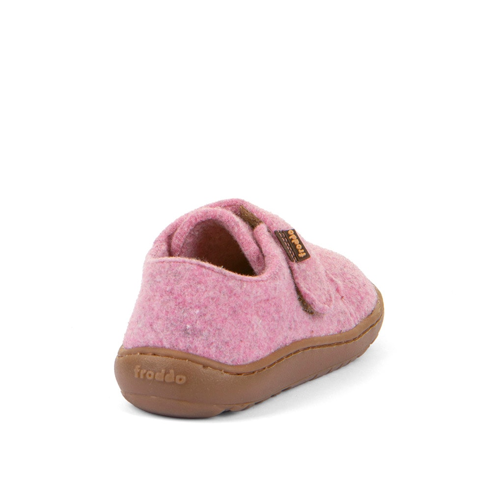 froddo® Hausschuh »BAREFOOT WOOLY«  barfoot Klettschuh für zu Hause, Kindergartenschuh mit Wollfutter