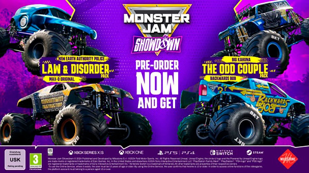 Milestone Spielesoftware »Monster Jam Showdown D1« Nintendo Switch