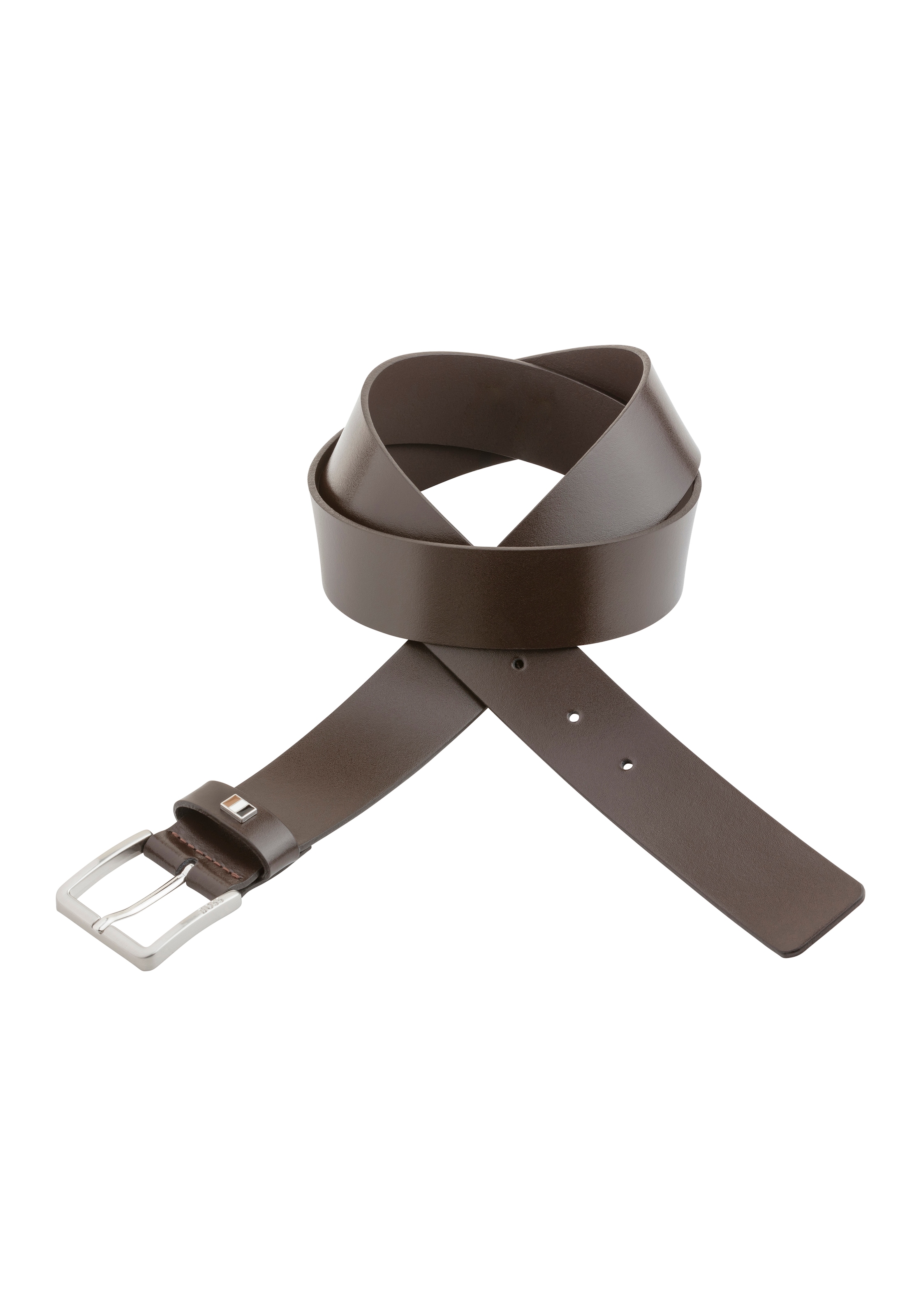 BOSS Ledergürtel »Ther-Flag-E_Sz35« mit stilvollen Markendetails