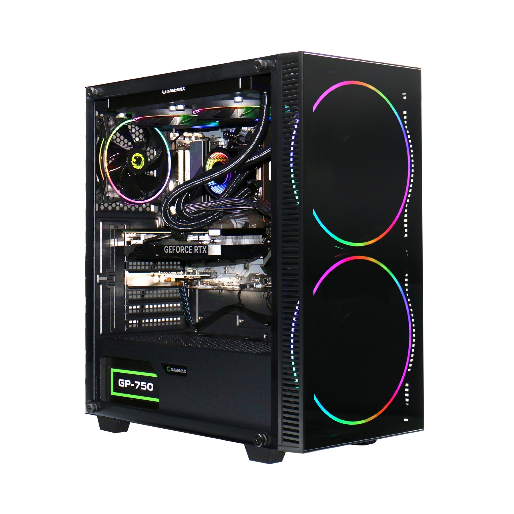 GAMEMAX Gaming-PC »Black Hole 7658«, 7658, Windows 11, DDR5 RAM