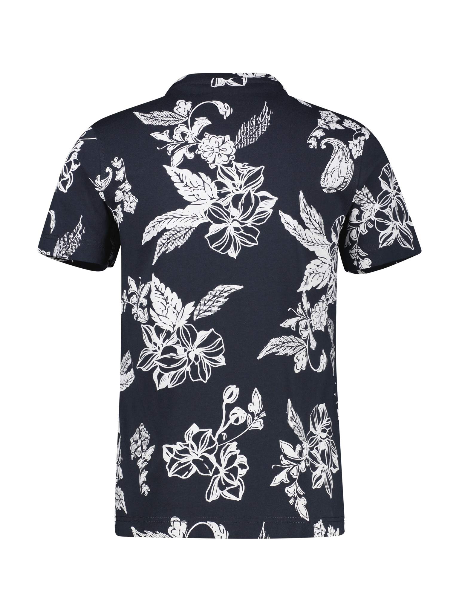 LERROS Kurzarmshirt mit floralem Allover-Print