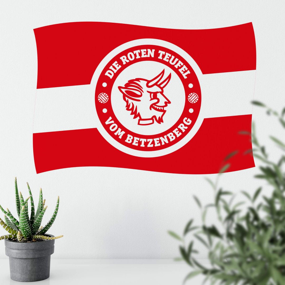 (1 Rechnung Kaiserslautern Wall-Art St.) Fahne«, Wandtattoo »1.FC auf bestellen