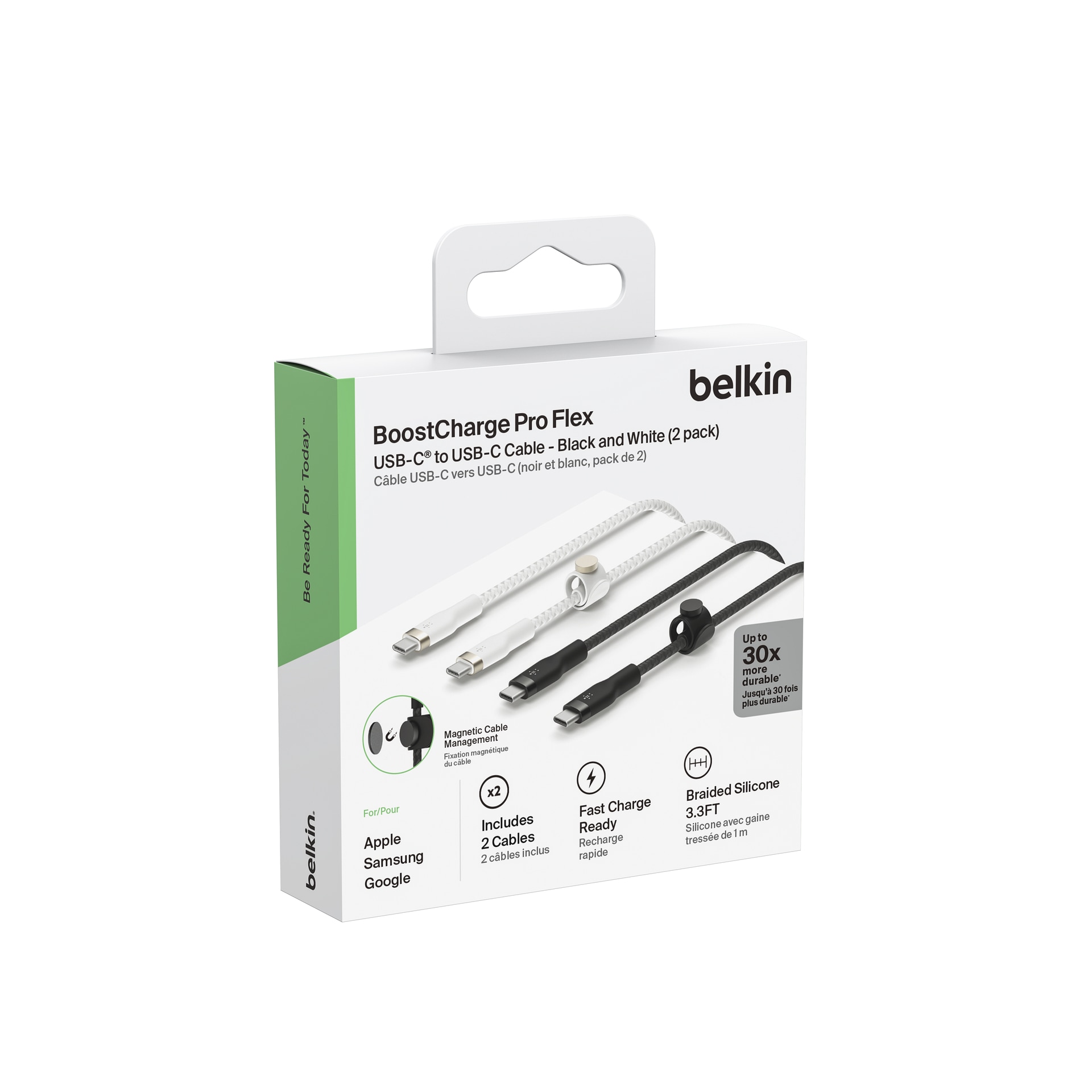 Belkin USB-Kabel »BoostCharge Pro Flex USB-C zu USB-C Silikon-Kabel 1m«, USB Typ C-USB Typ C, 100 cm