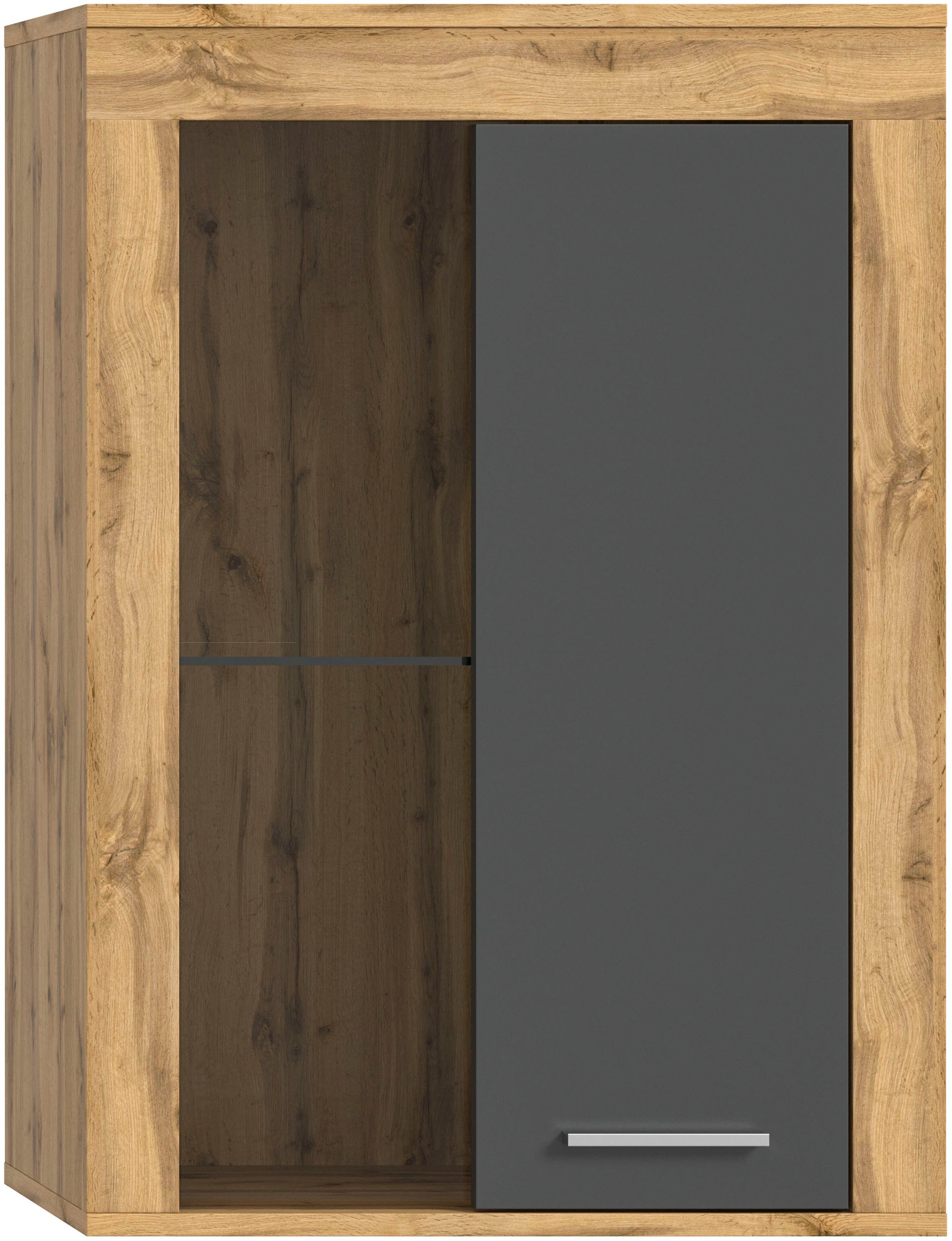INOSIGN Vitrine »Aosta, Breite 60 cm, stehend oder hängend, in verschiedenen Farben«, Türanschlag wechselbar, 1 Glaseinlegeboden, Hängeeitrine, Standvitrine