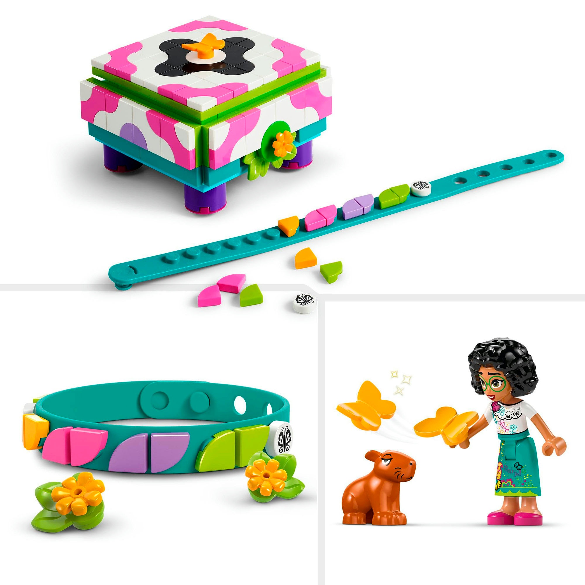LEGO® Konstruktionsspielsteine »Mirabels Fotorahmen und Schmuckkassette (43239), LEGO® Disney Classic«, (334 St.), Made in Europe