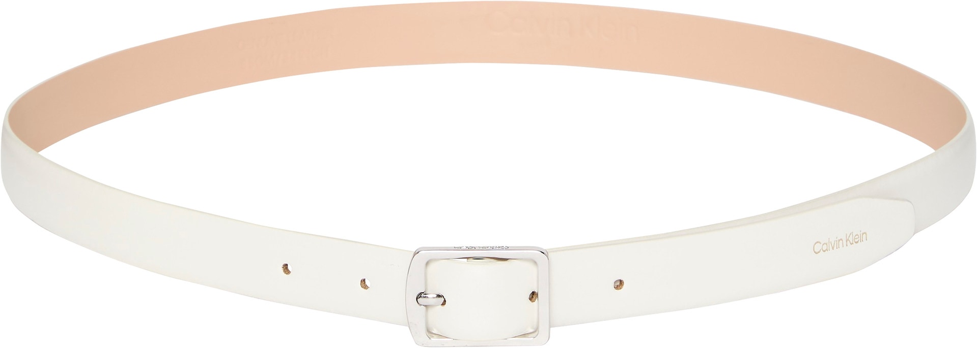 Calvin Klein Jeans Ledergürtel »CLASSIC SQUARE BUCKLE BELT 20MM«, Größenverstellbar
