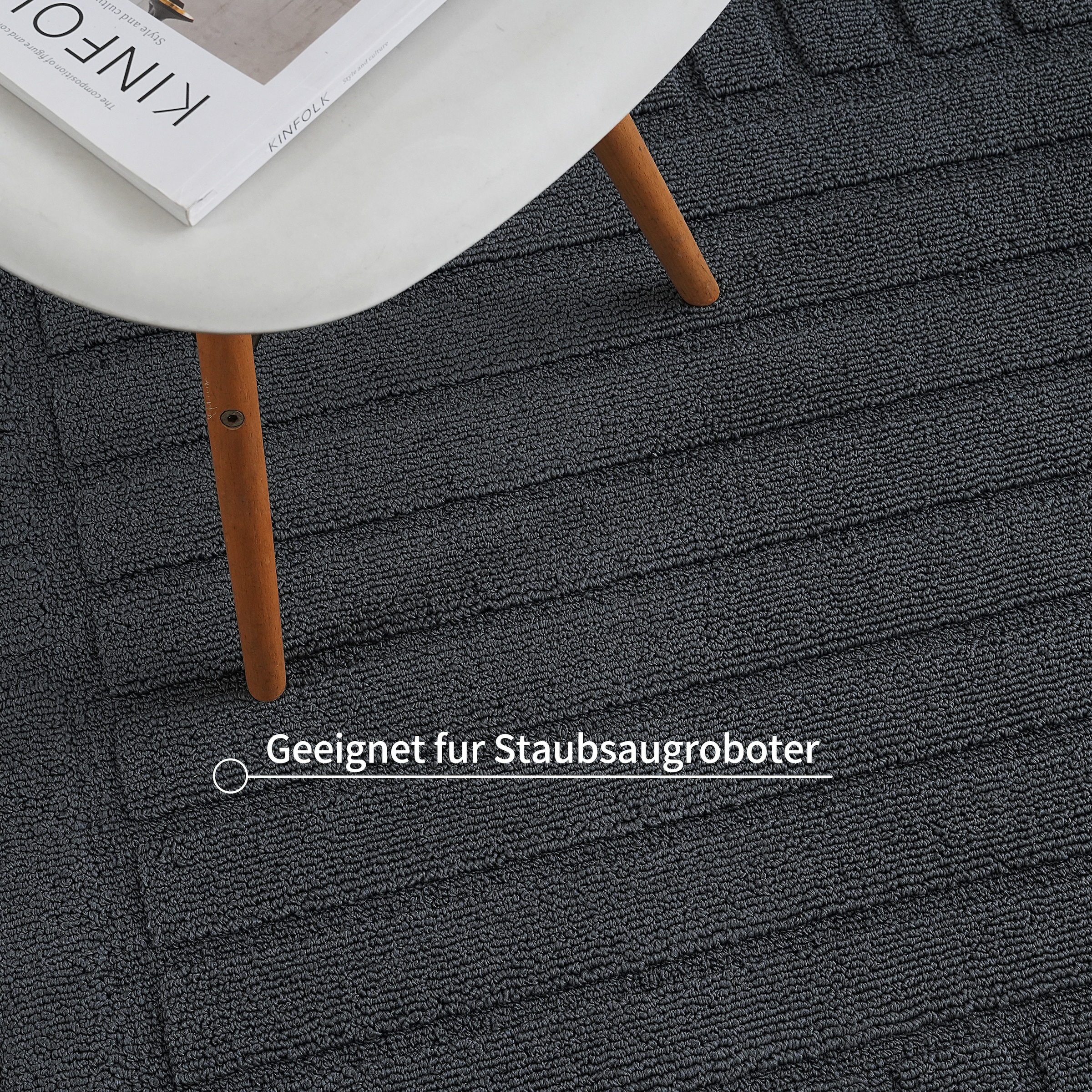 OTTO home »Neele, Boho-Design, Hoch-Tief, waschbar« rechteckig 12 mm Höhe 3D Optik, Skandinavisch, Designteppich, Wohnzimmer, Schlafzimmer
