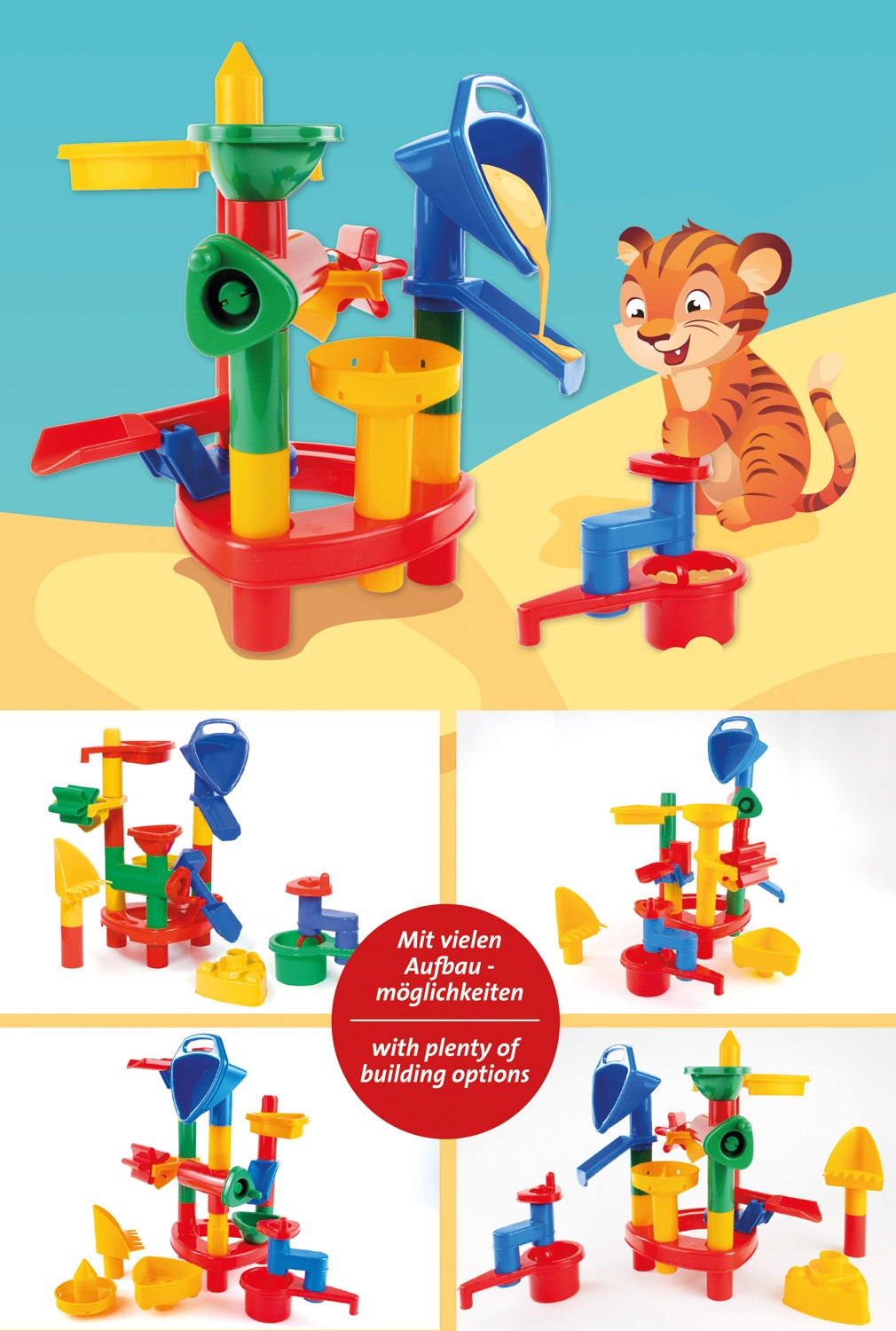 Lena® Sandform-Set »Happy Sand 24-teilig, Faltschachtel« Made in Europe