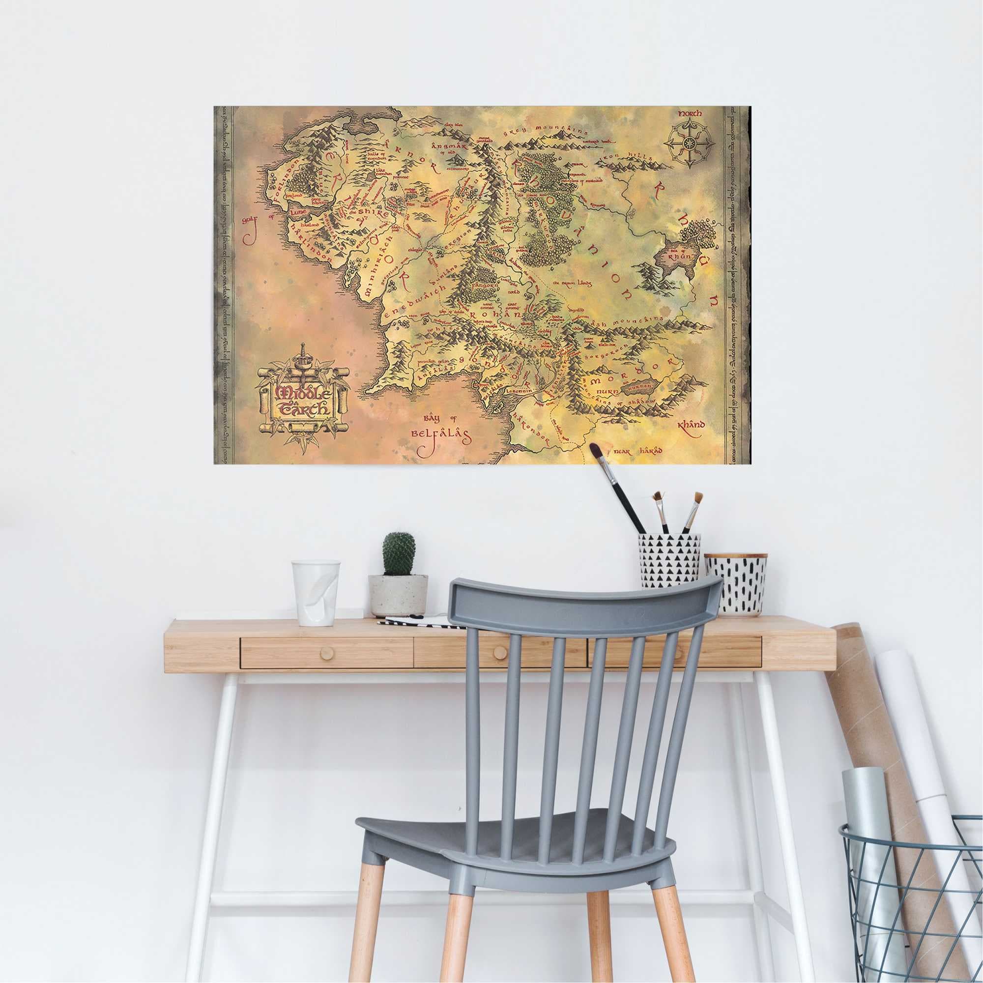 Reinders! Poster »Lord of the Rings - middle earth«