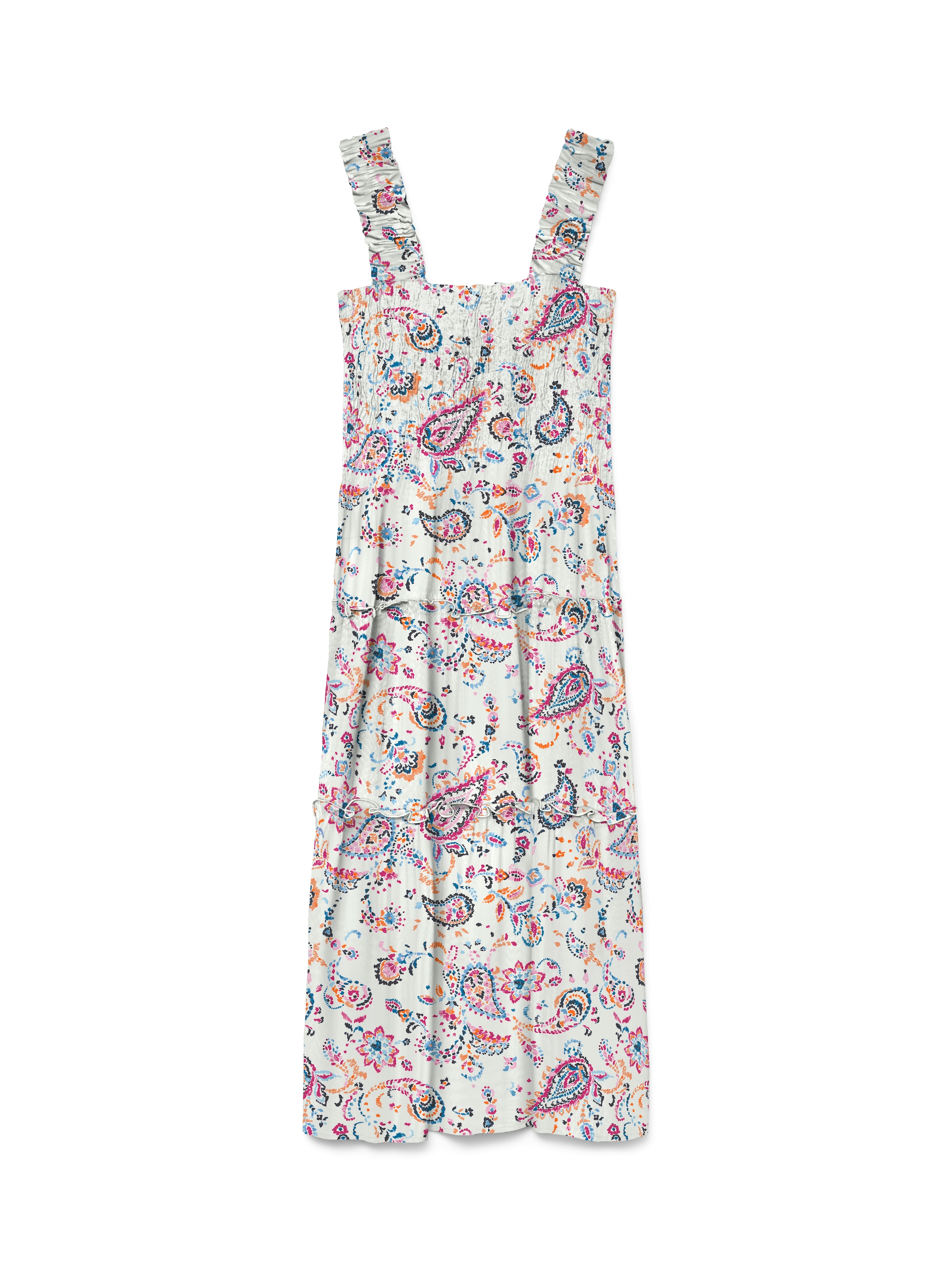 Vero Moda Sommerkleid »VMMENNY SL SMOCK CALF DRESS WVN GA«