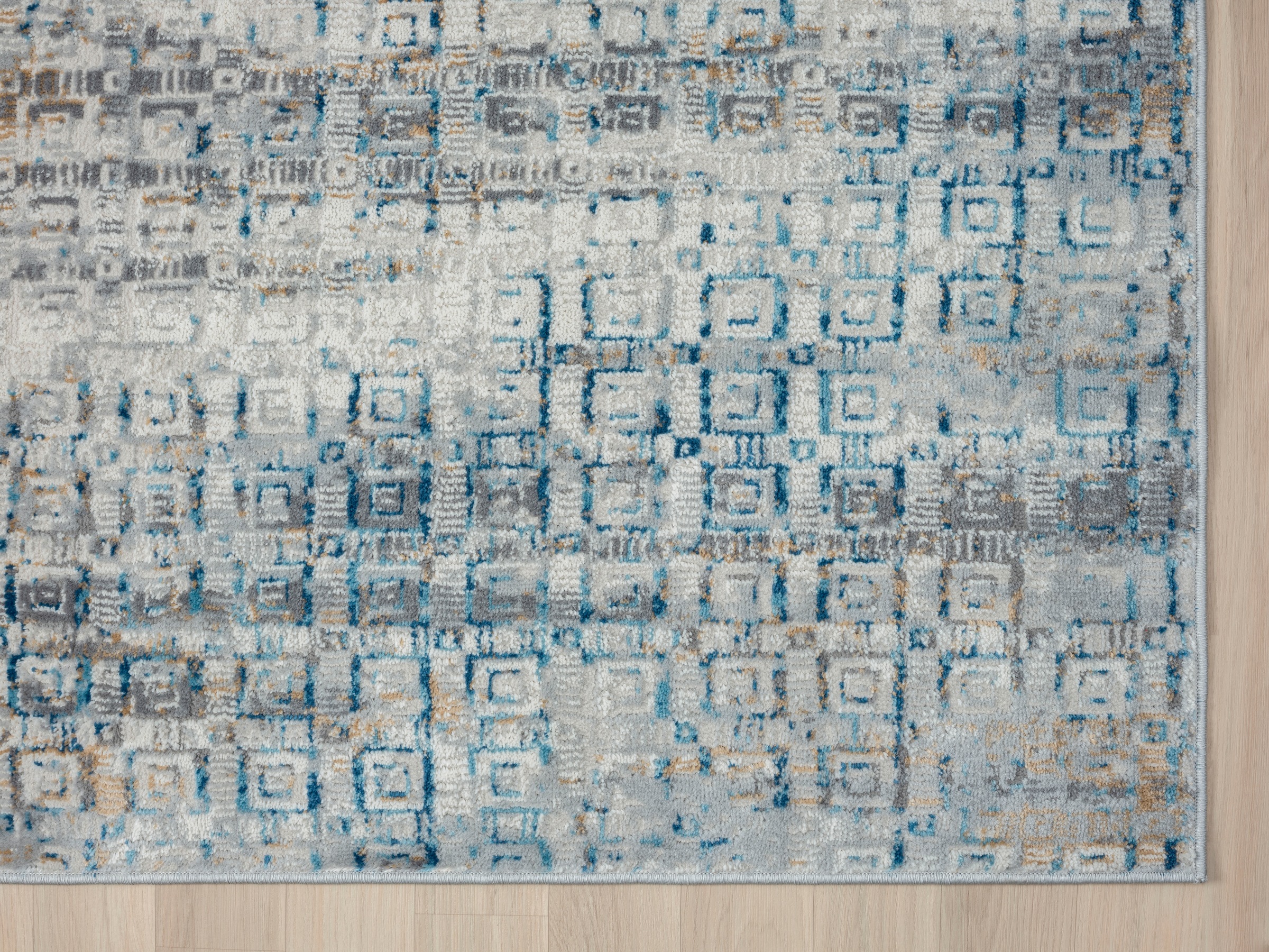 OTTO home Teppich »Jaxyn« rechteckig 8 mm Höhe Kurzflor, modernes Design, pflegeleicht, Wohnzimmer