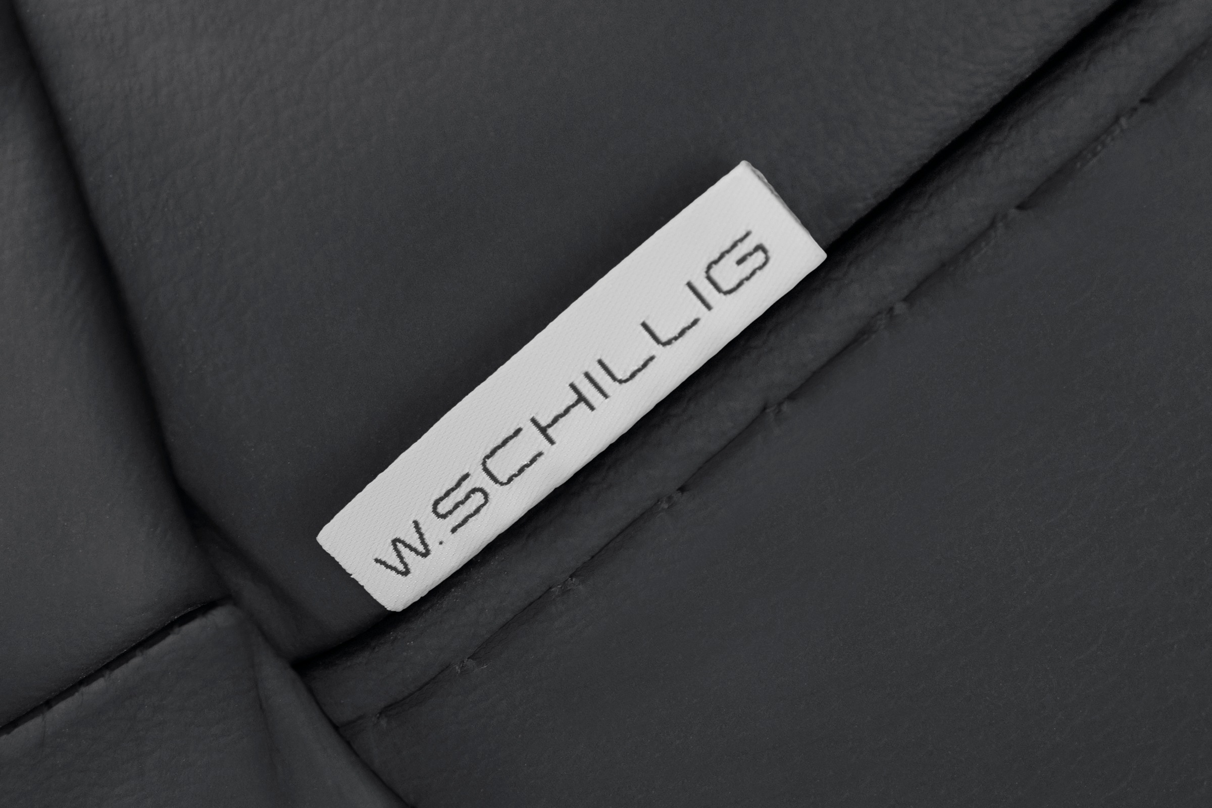 W.SCHILLIG 2,5-Sitzer »montanaa«, mit Metallfüßen in Schwarz pulverbeschichtet, Breite 212 cm