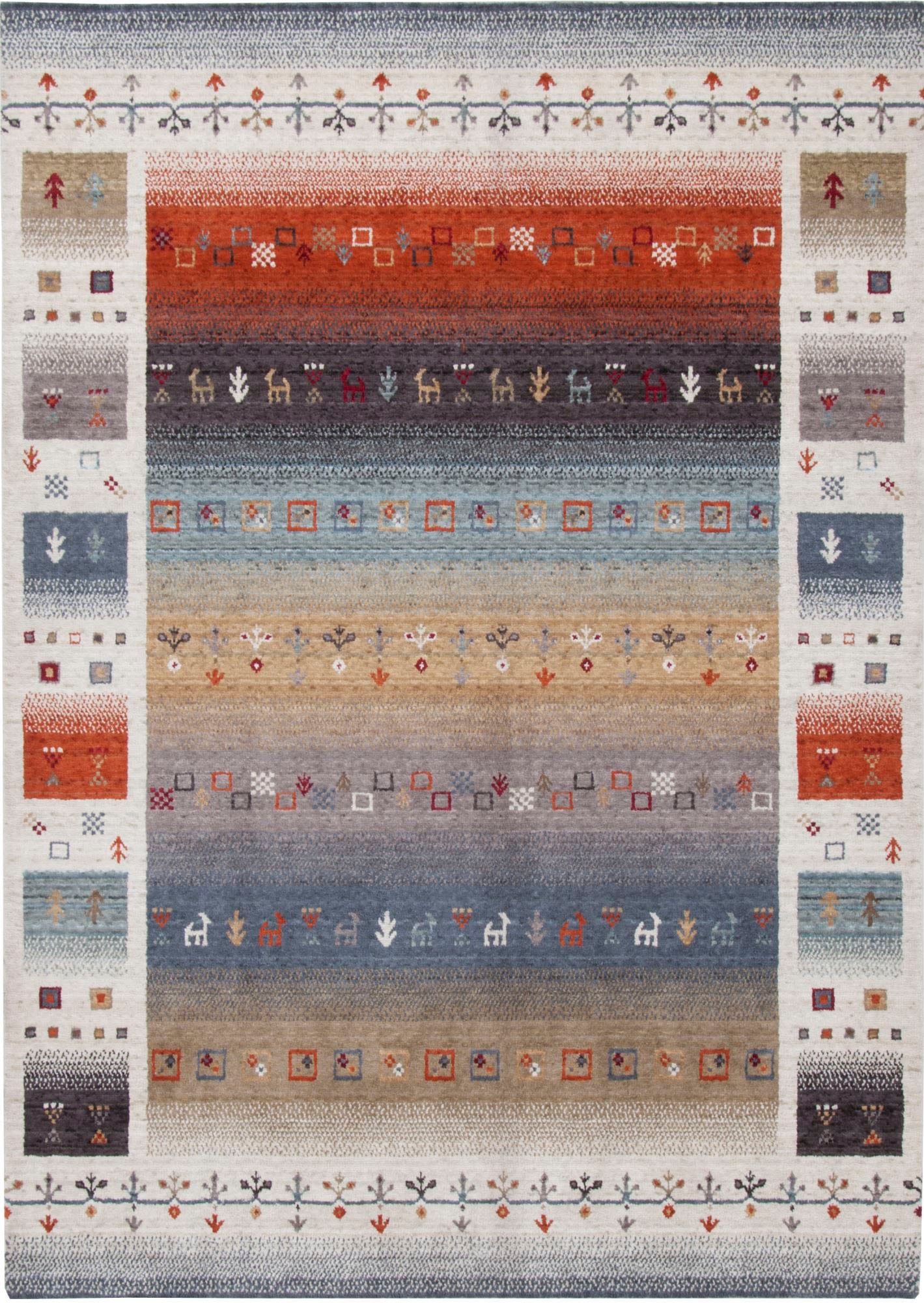 Gino Falcone Teppich »Francecso 24722« rechteckig 14 mm Höhe besonders weich durch Microfaser, ideal im Wohnzimmer & Schlafzimmer