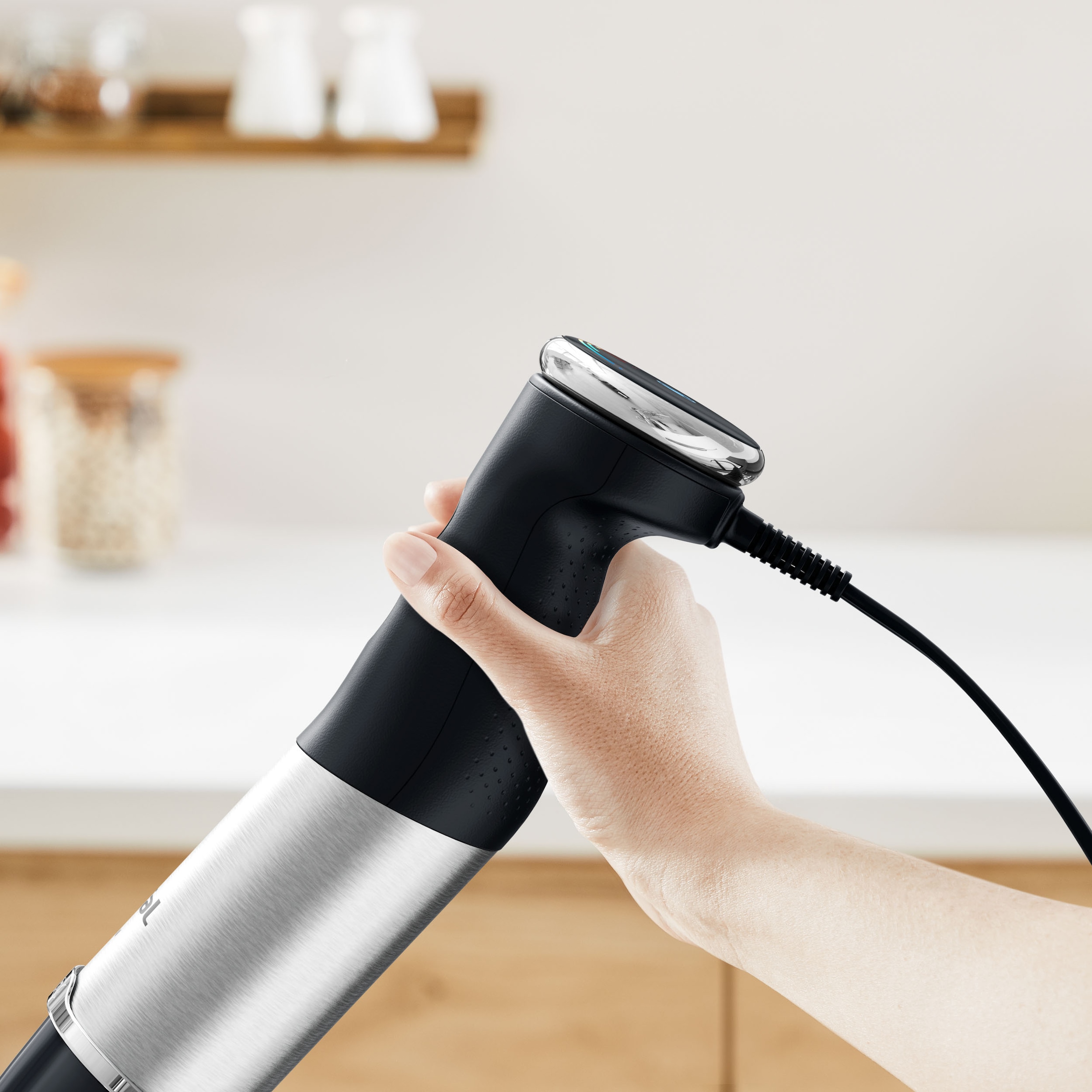 Tefal Stabmixer »HB6728«, 1000 W, Quickchef+ Stabmixer, Powelix Klingen-Technologie für schnelles Mixen
