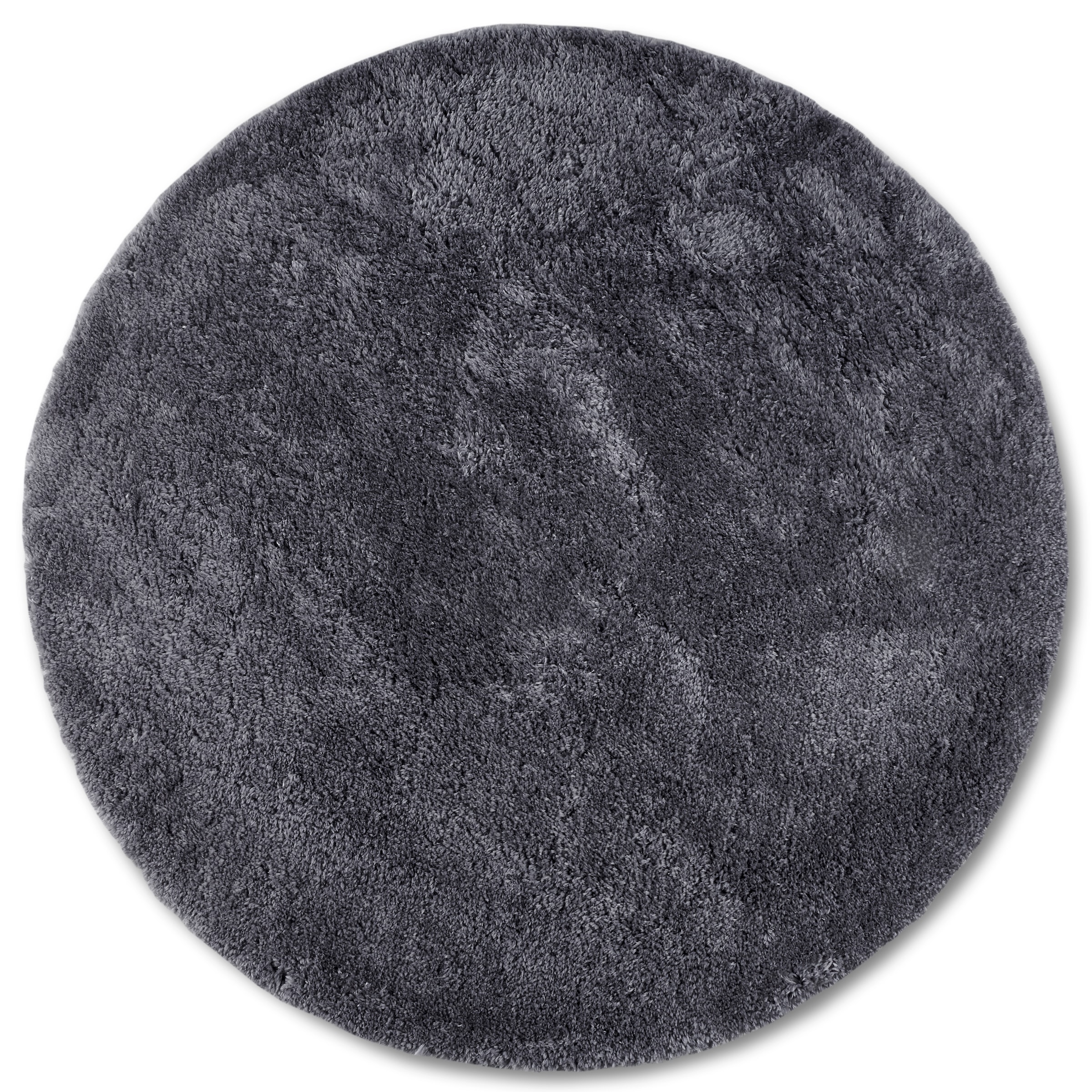 HANSE Home Hochflor-Teppich »Olaf«, rund, 38 mm Höhe, Langflor, Shaggy, einfarbig, flauschig, weich, glänzend, modern, uni