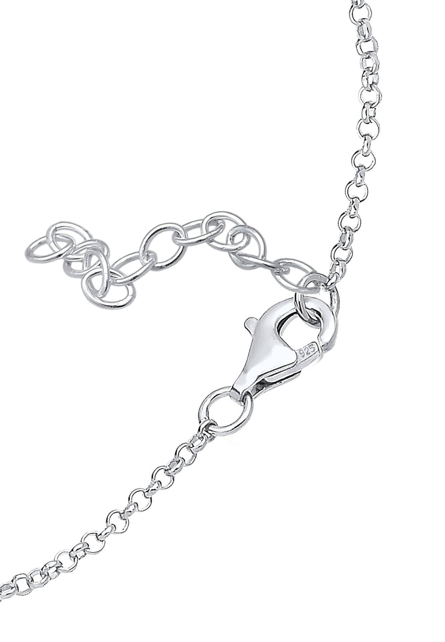 Elli DIAMONDS Armkette »Armband Schleife Diamant Weiß Brillantschliff (0.015 ct) 925 Sterling Silber«