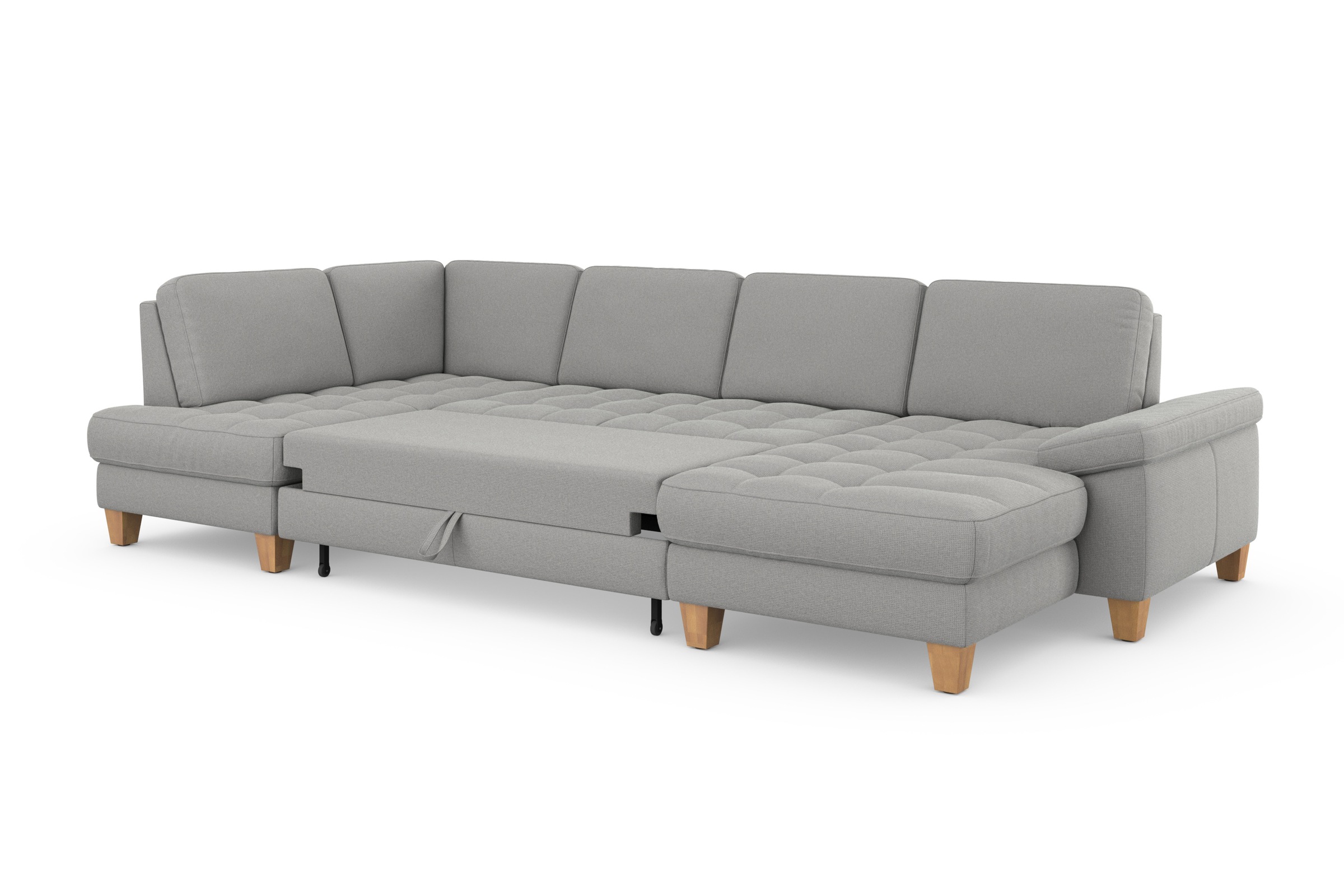 sit&more Wohnlandschaft »Westham U-Form«, wahlweise mit Bettfunktion, Bettkasten, Sitztiefenverstellung