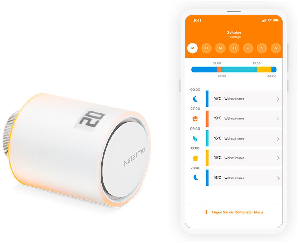 Netatmo Raumthermostat »Smartes Heizkörperthermostat«