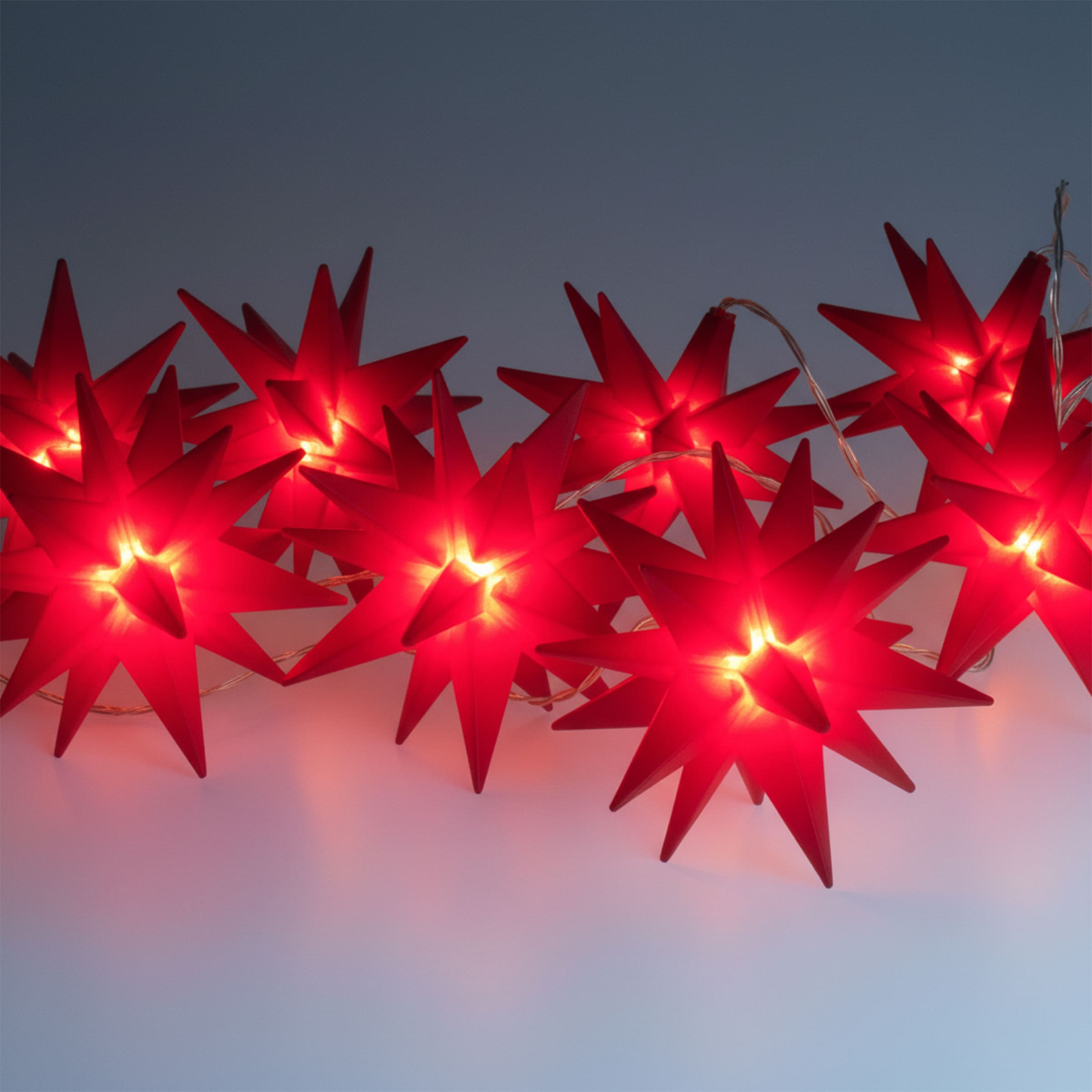 my home LED-Lichterkette »Elvya« 10 Stk.-flammig 3D 10er Sternenlichterkette