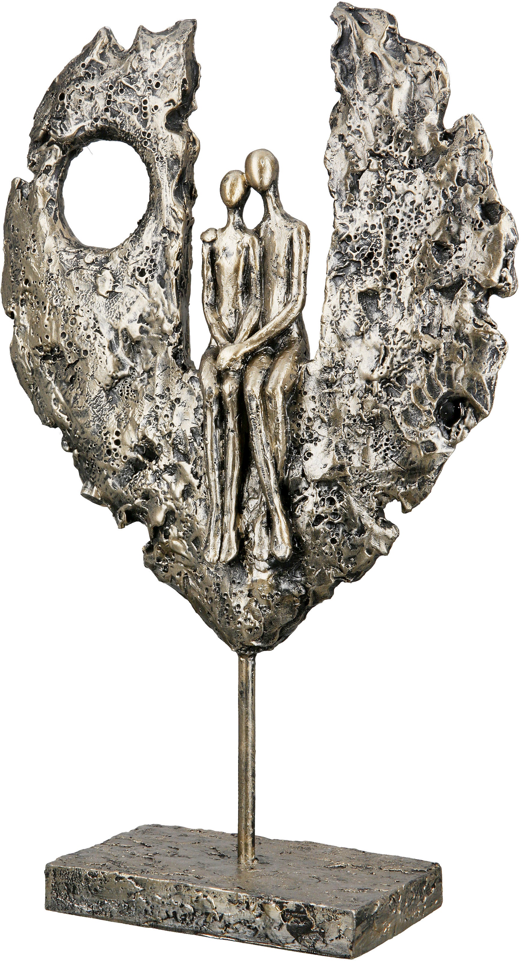 »Skulptur Paar Raten Dekofigur kaufen Herz« auf GILDE im