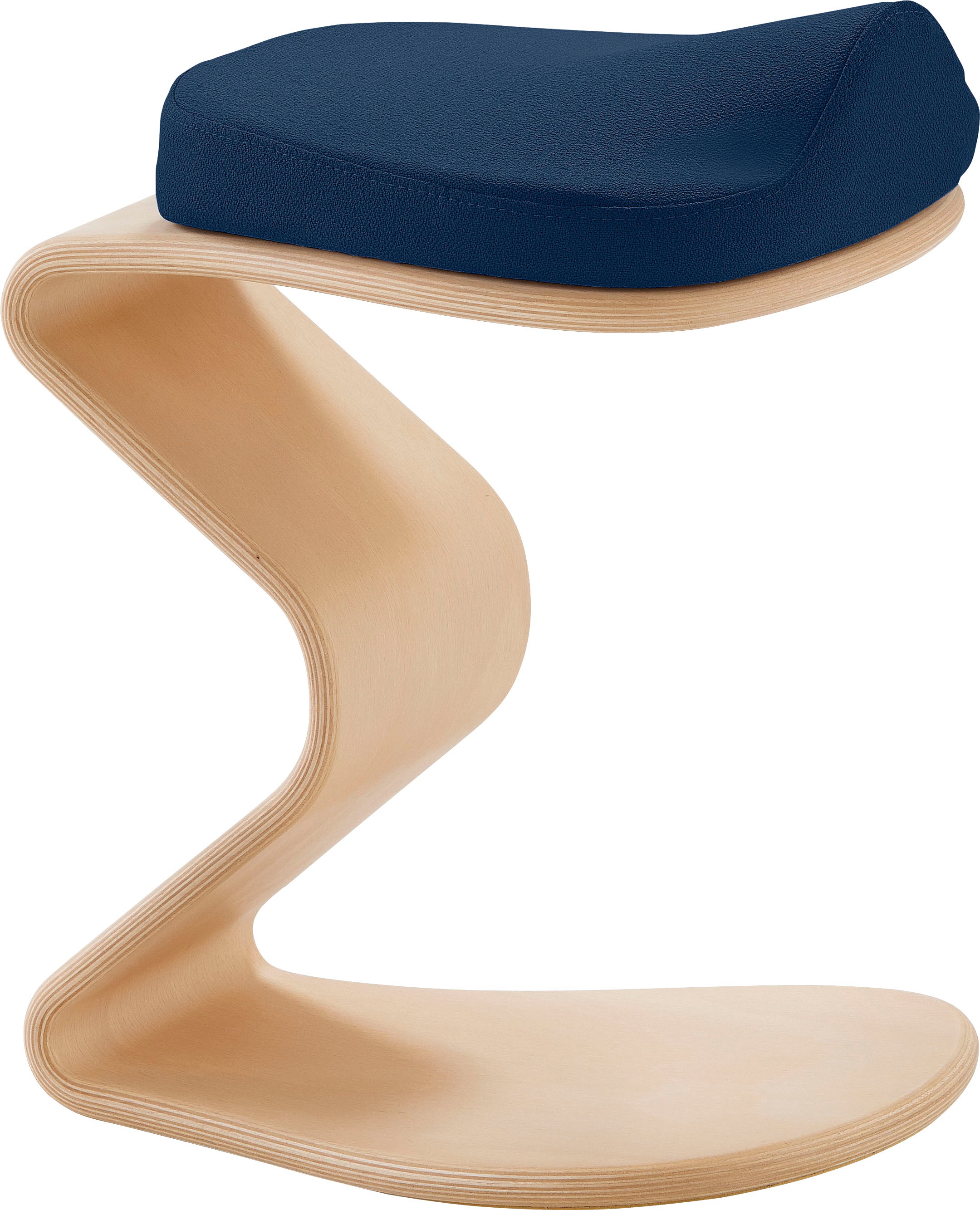 Mayer Sitzmöbel, Sitzhocker »1180« 1 Stk. tlg. NEST NATURE Hocker small mit 3D-/Komfortsitz 1180, Dunkelblau, 100% post-consumer recyceltes Polyester,