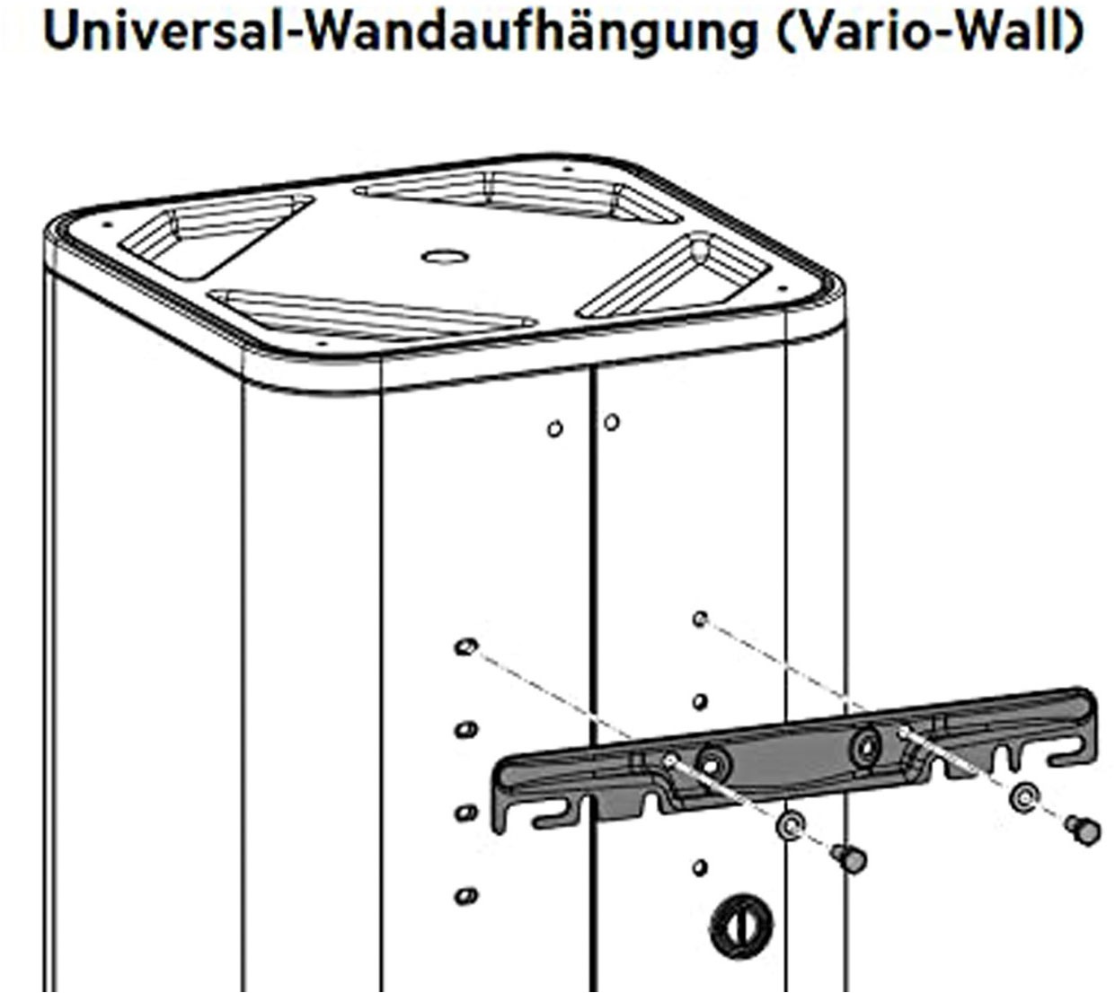 AEG Haustechnik Wandspeicher »DEM 100 Basis, Wandspeicher 100 Liter«, stufenlose Temperaturwahl, Schnellaufheiztaste, VDE geprüft