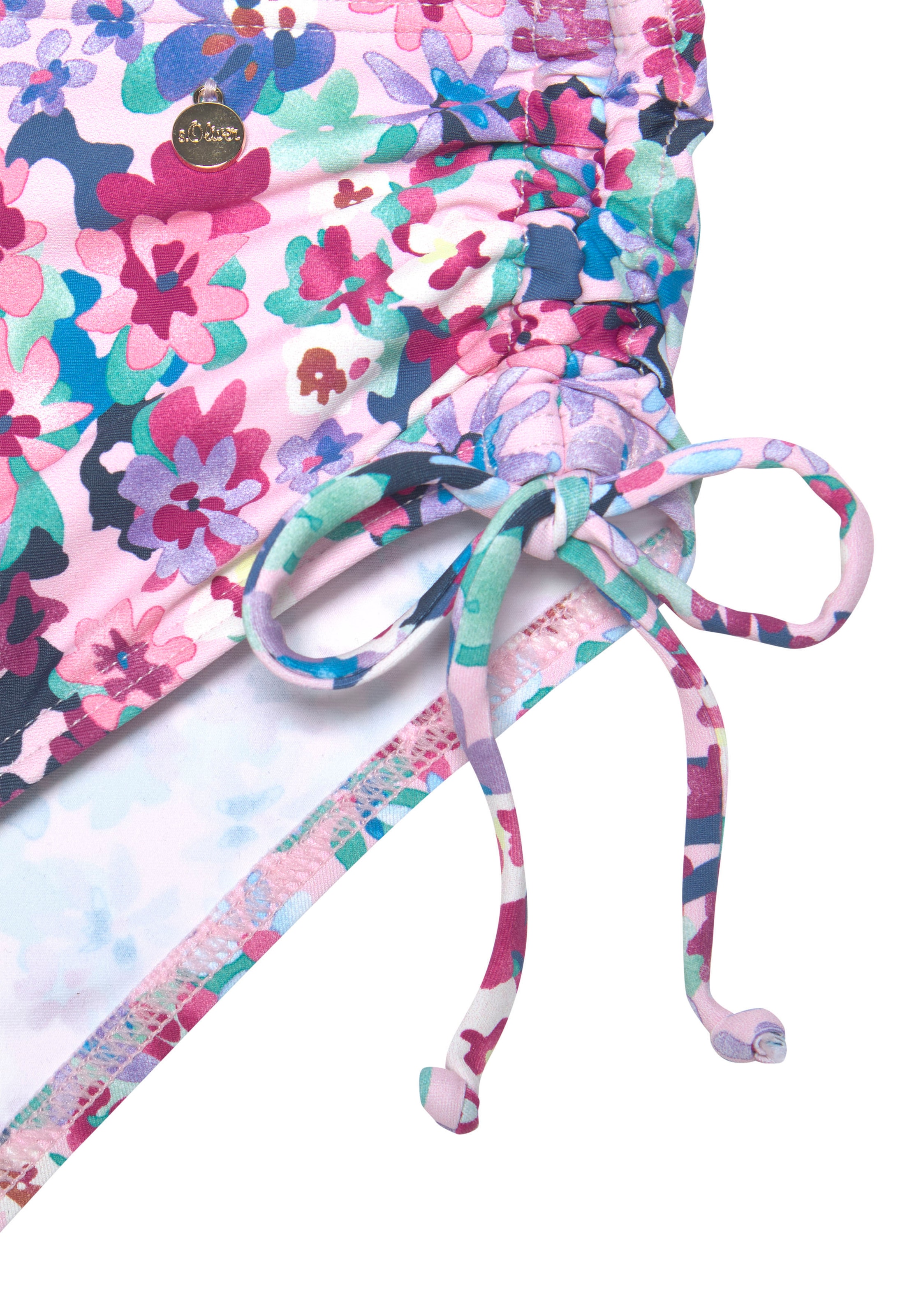 s.Oliver Bikini-Hose »Scatter« höher geschnittene Form