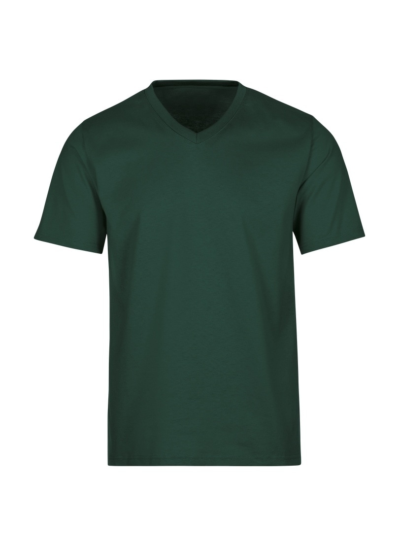 Trigema T-Shirt »TRIGEMA V-Shirt DELUXE Baumwolle«, (1 tlg.)