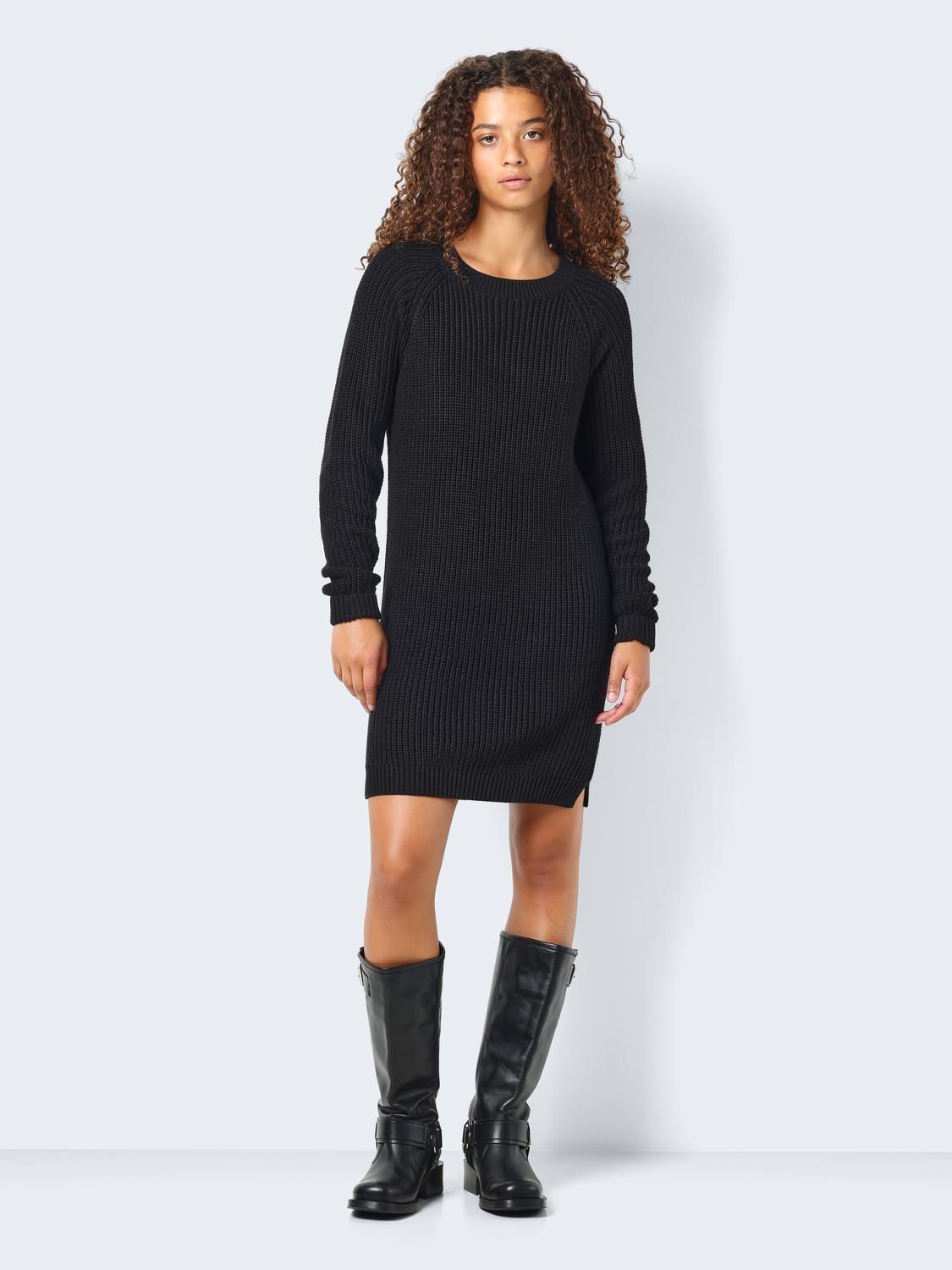 Noisy may Strickkleid »NMSIESTA L/S O-NECK KNIT DRESS NOOS«