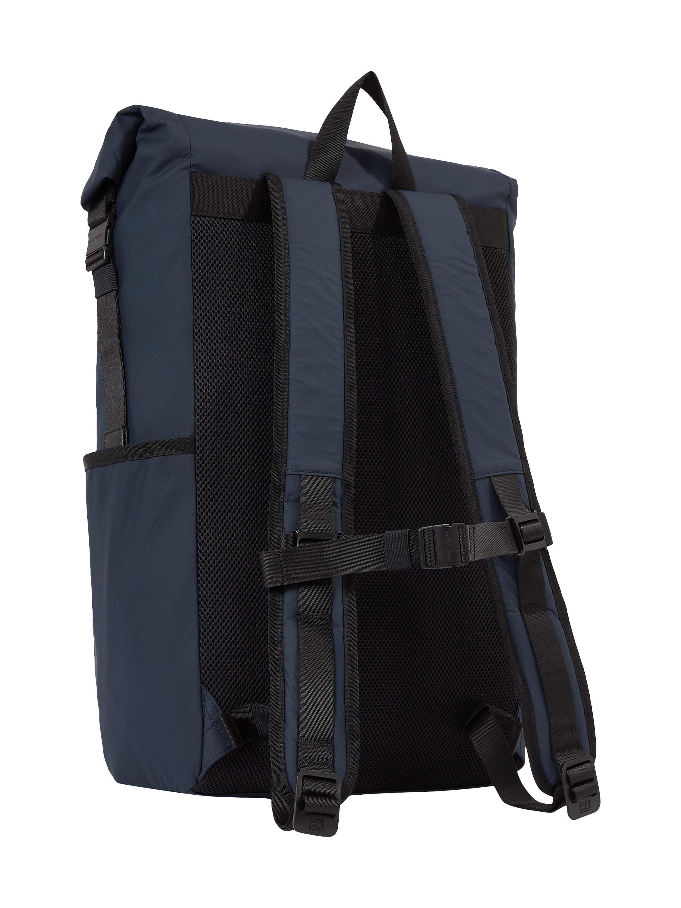 Tommy Hilfiger Freizeitrucksack »TH COLOUR ROLLTOP BACKPACK«, Men Reiserucksack, Travelbag mit praktischen Seitentaschen