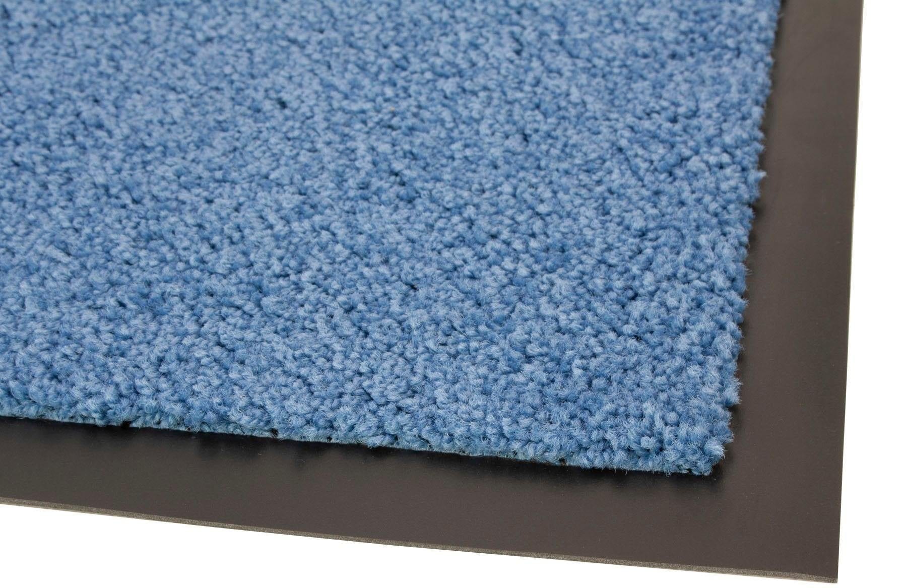 Primaflor-Ideen in Textil Fußmatte »DANCER, Made in Netherlands«, rechteckig, 6 mm Höhe, Schmutzfangmatte, Uni-Farben, große Farbauswahl, waschbar
