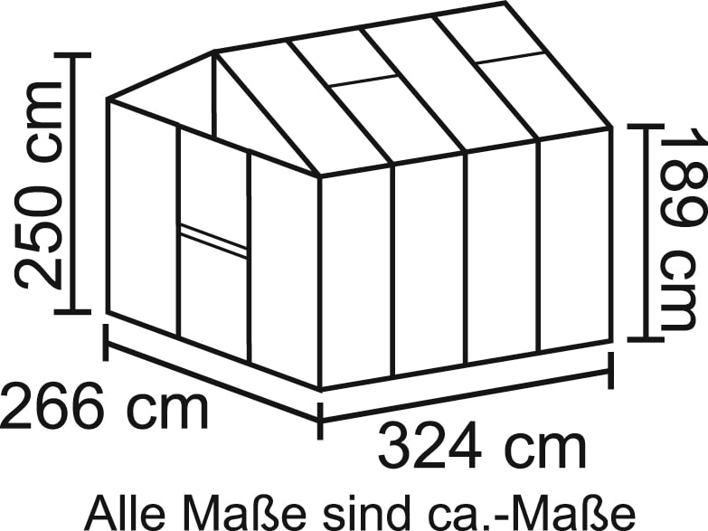 Vitavia Gewächshaus »Zeus 8100«